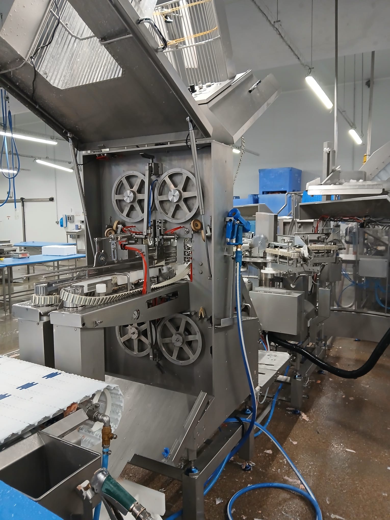 Used 2012 Marel 2630 filleting line with 2620 and knife sharpener