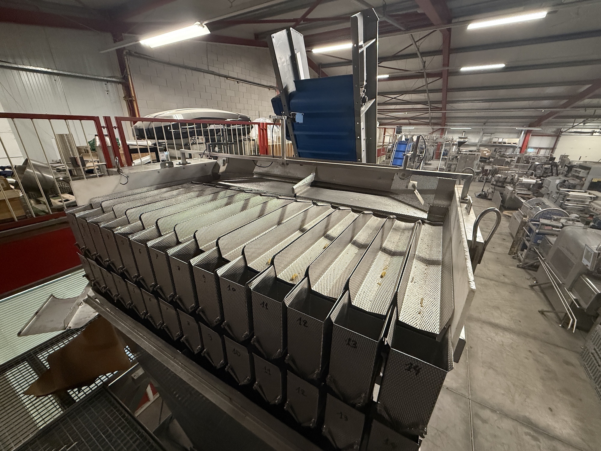 Used Newtec 14 heads full weighing packing line