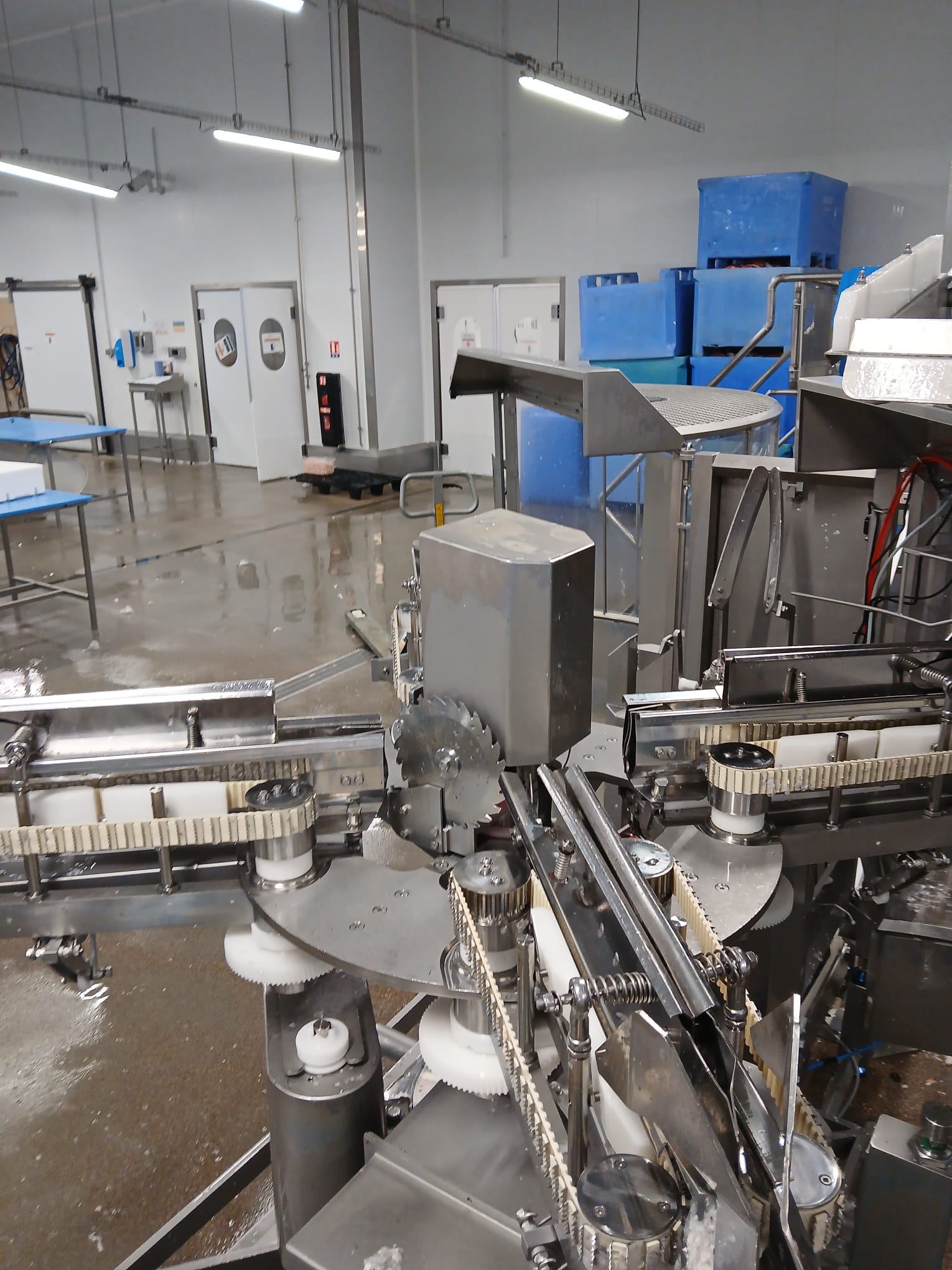 Used 2012 Marel 2630 filleting line with 2620 and knife sharpener
