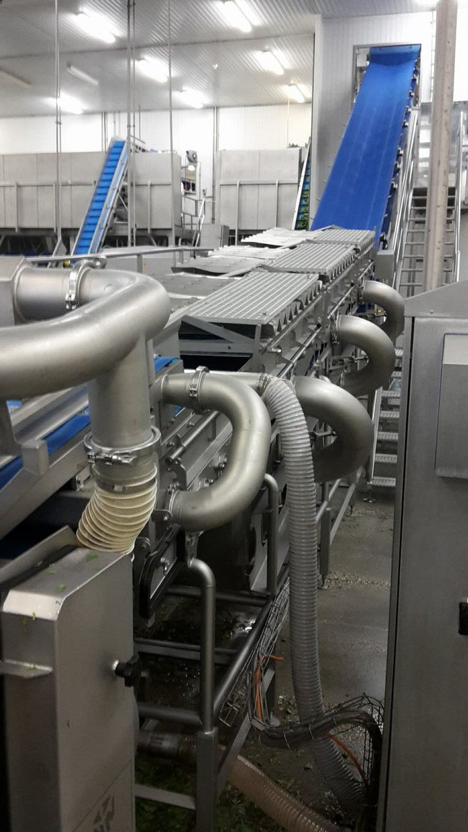 Used 2017 FTNON Turatti complete high capacity washing and drying line