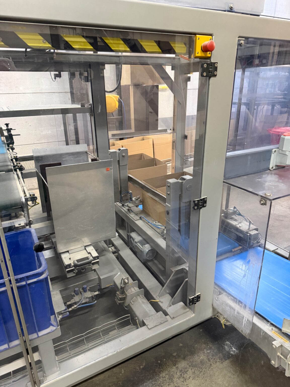 Used Complete weighing, packaging and case packing line with Yamato and GEA SmartPacker SX400