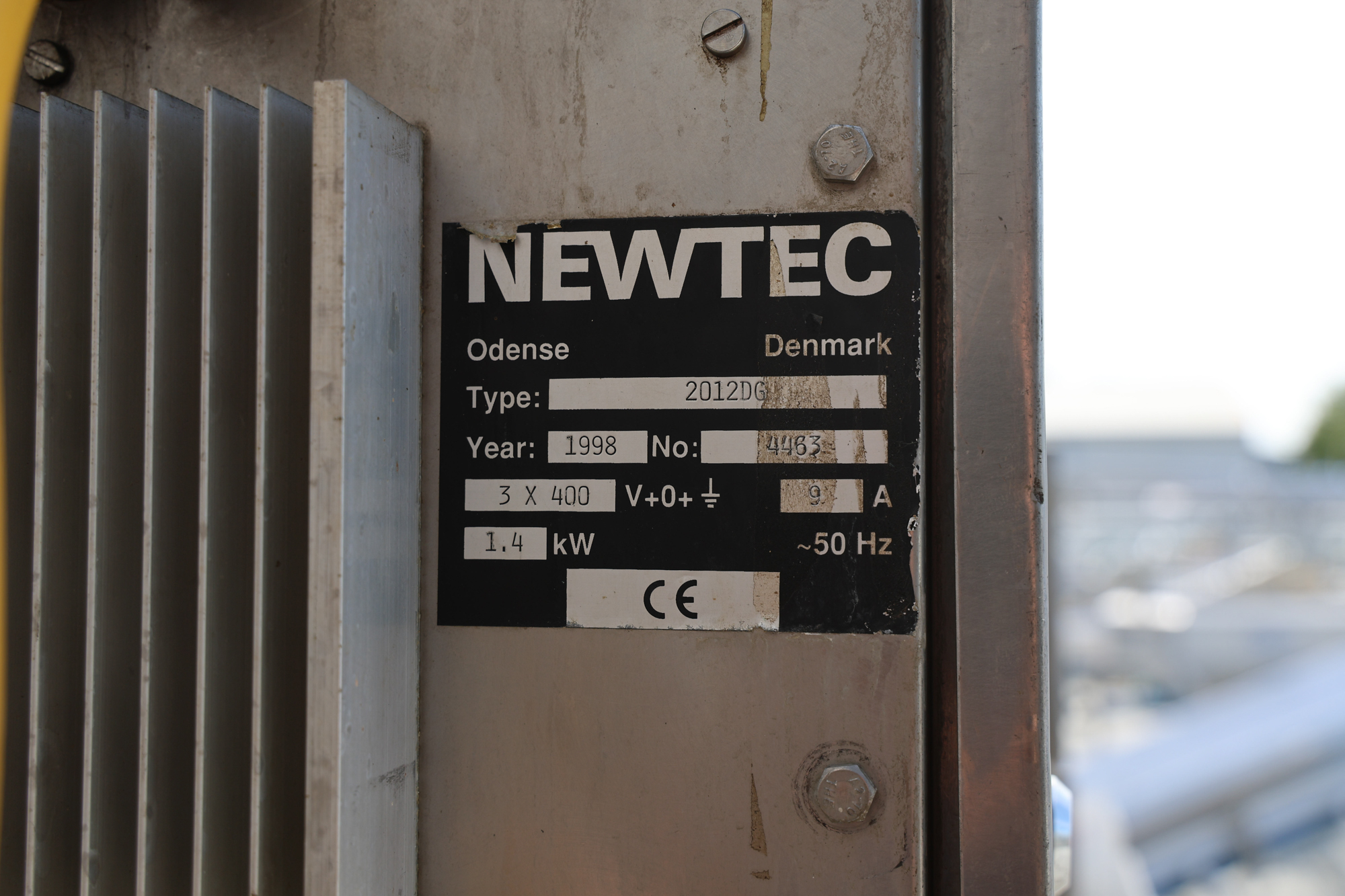 Used Newtec 2012DG weigher