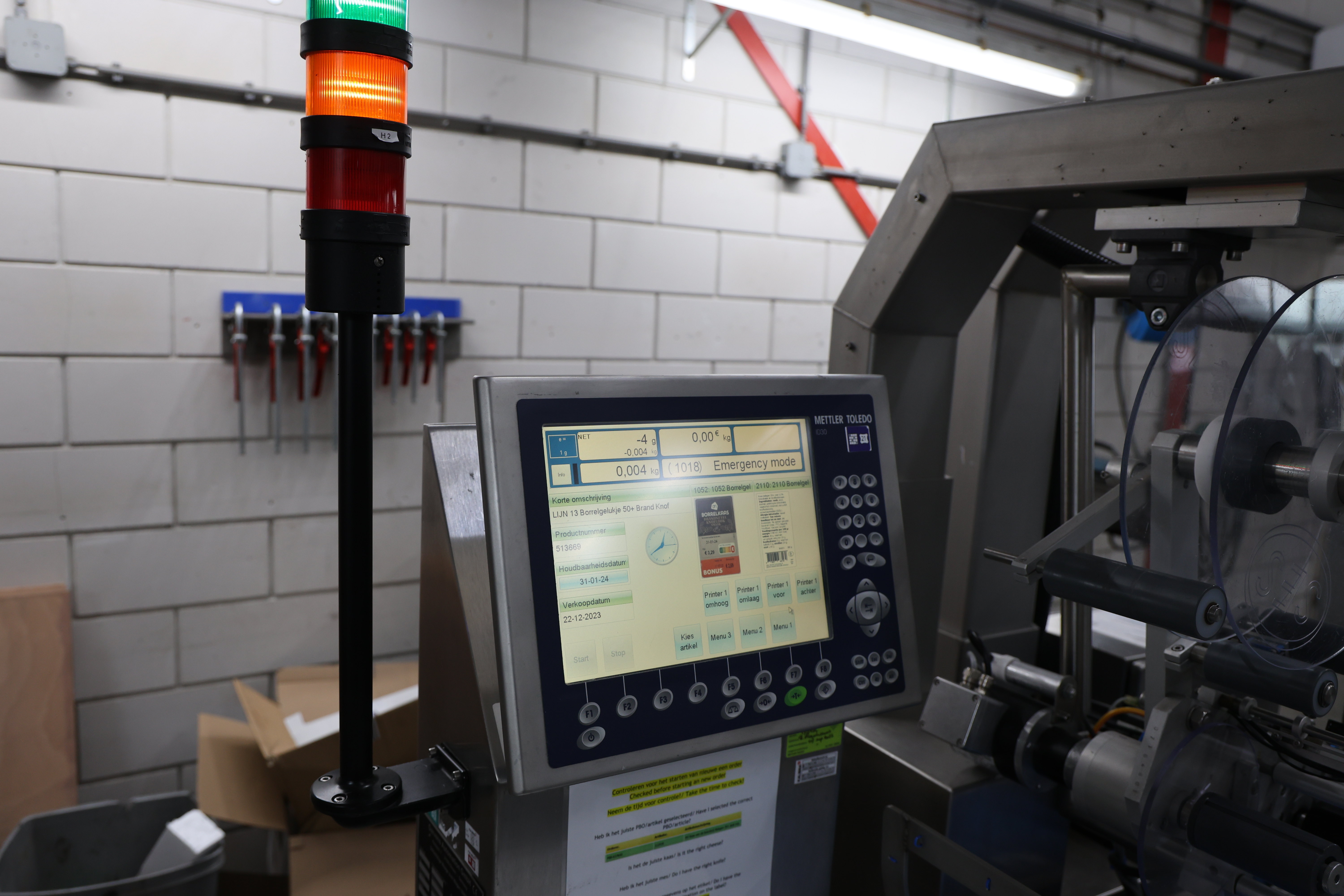 Used Mettler Toledo Weigh price labelling line