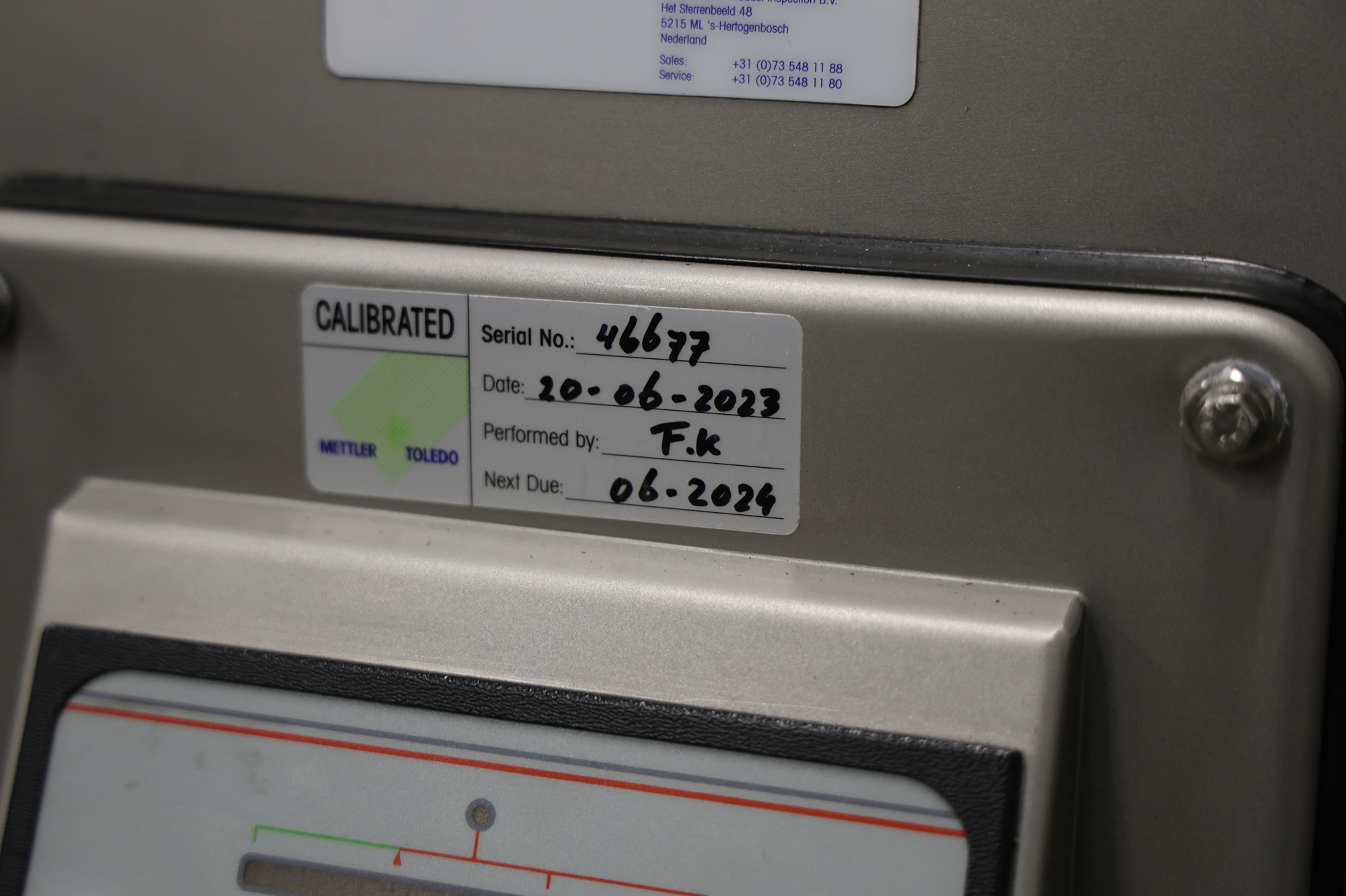 Used Mettler Toledo Garvens Checkweigher - Labeling machine