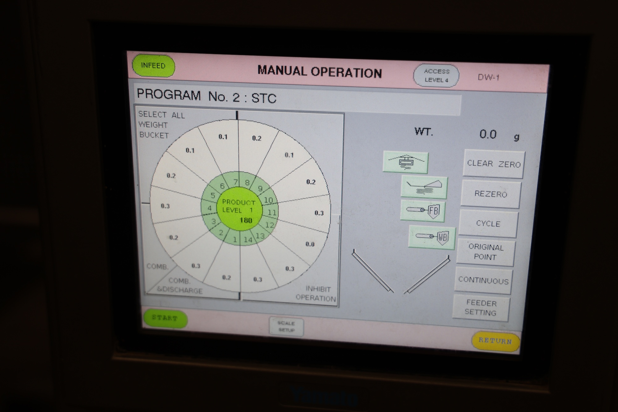 Used 2013 Multivac - Yamato Full automatic weighing and packing line