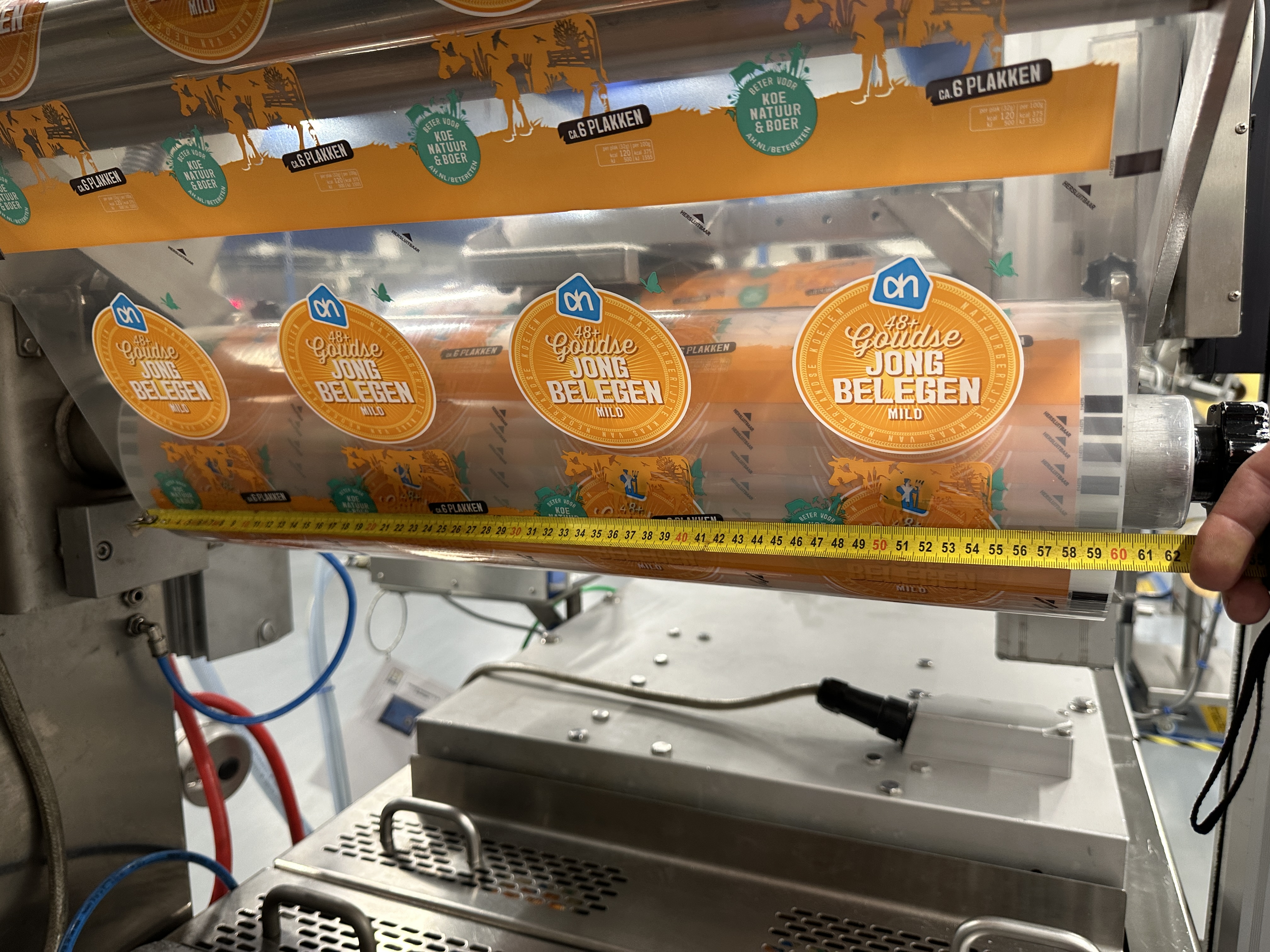 Used Multivac R530 complete line with Weber