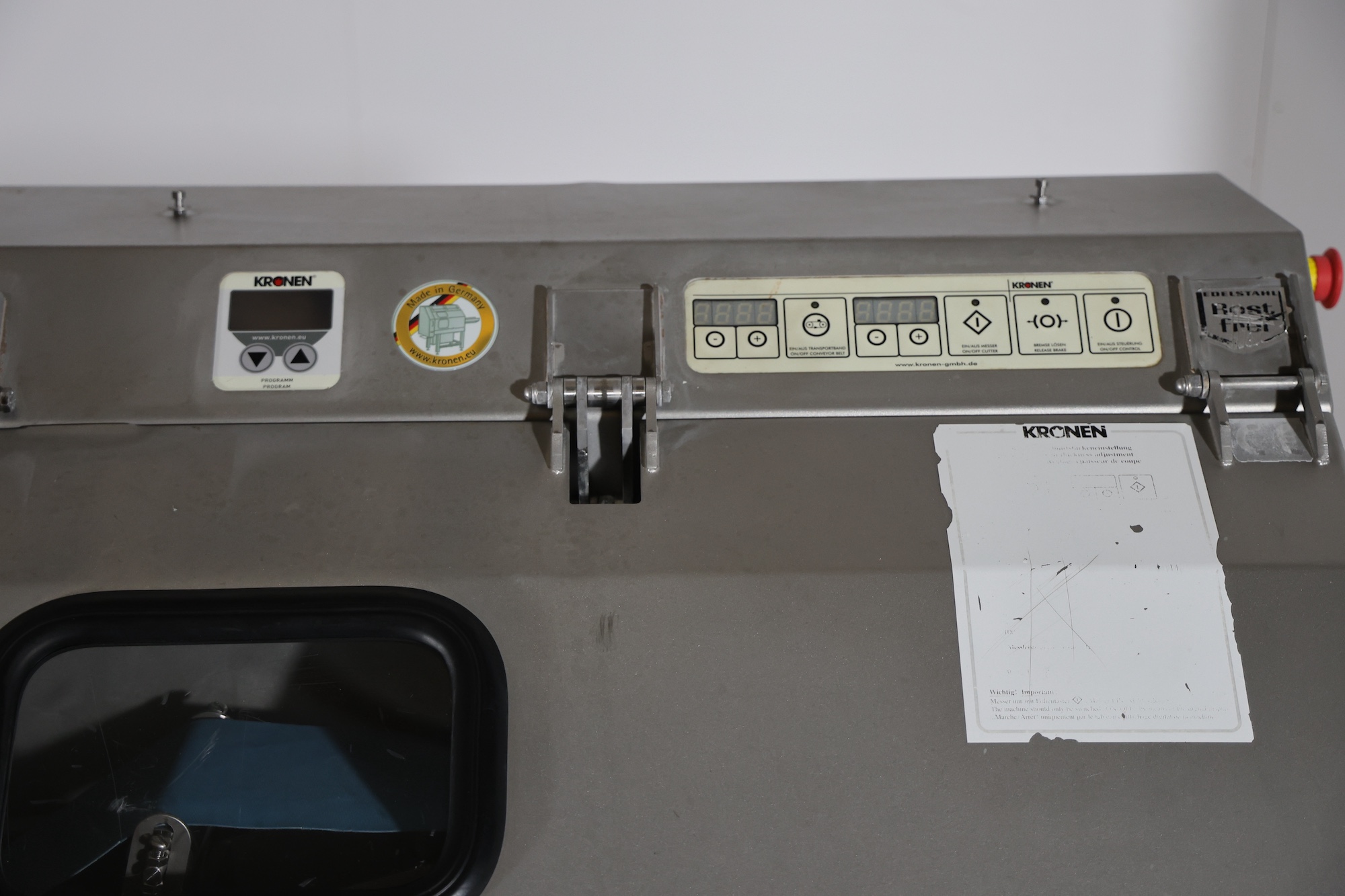Used 2010 Kronen GS 10 belt slicer