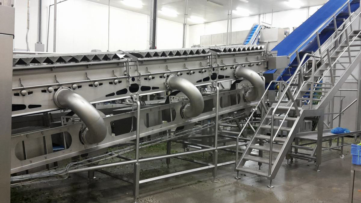 Used 2017 FTNON Turatti complete high capacity washing and drying line