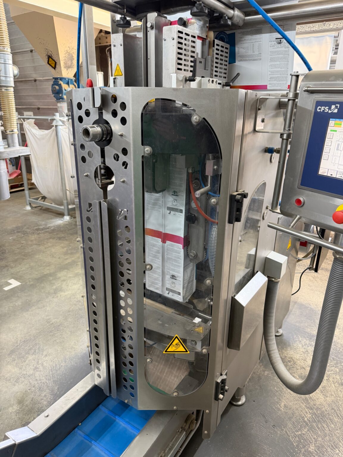 Used Complete weighing, packaging and case packing line with Yamato and GEA SmartPacker SX400