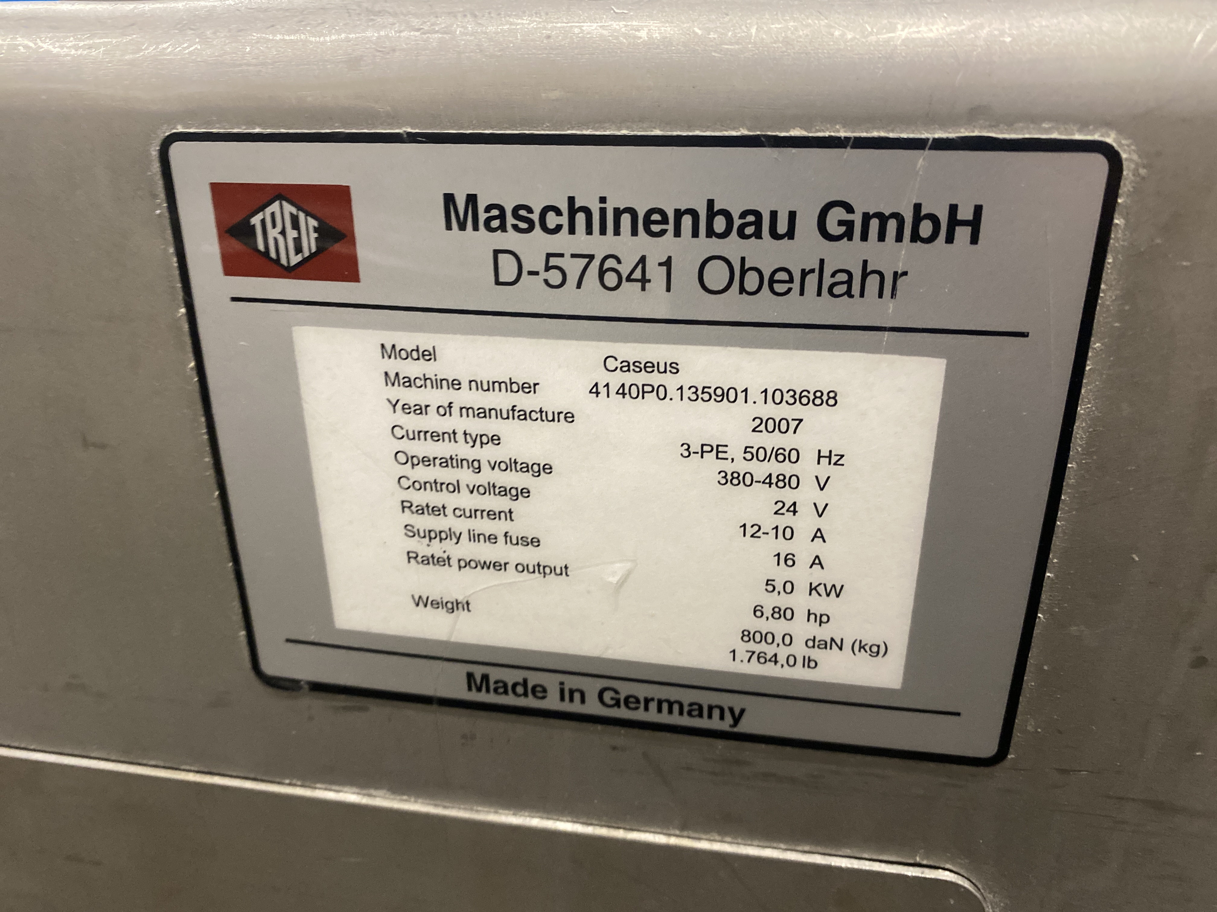 Used Treif Caseus dicer