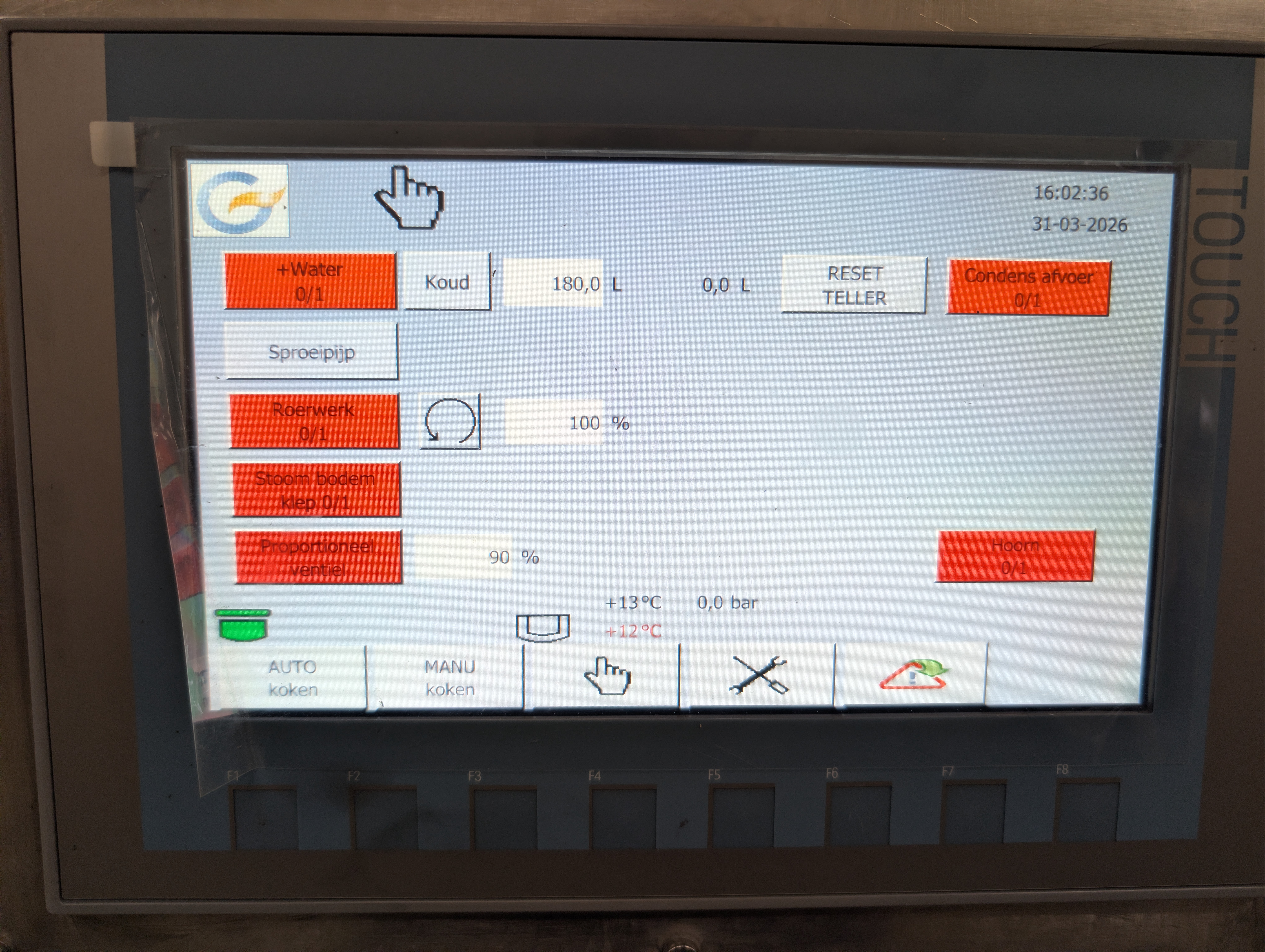 Used Berief KIPPKO 1200L cooking kettle