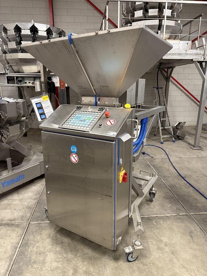 Used 8-head volumetric liquid filler for brine and sauces
