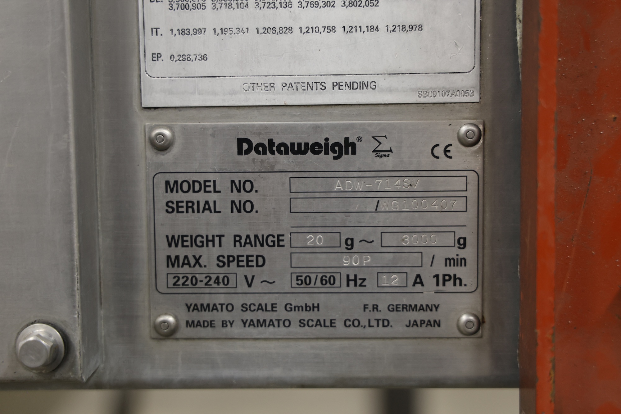 Used Yamato ADW-714-SWH multihead weigher