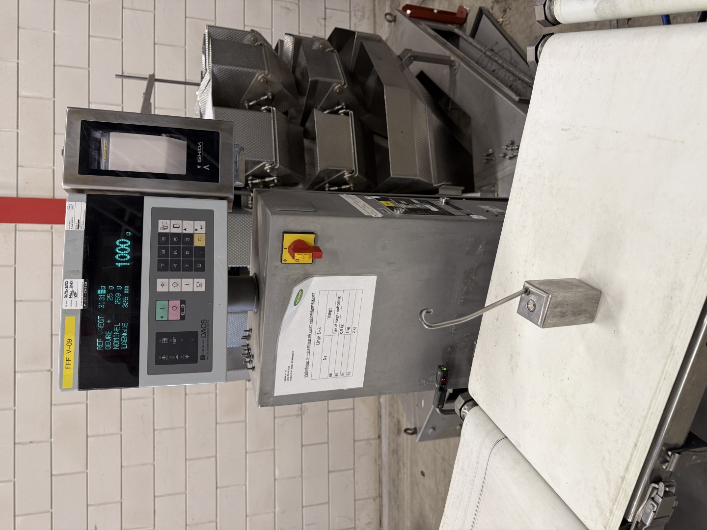 Used 2012 Ishida Co., Ltd. DACS 030-SB/WP-I-N