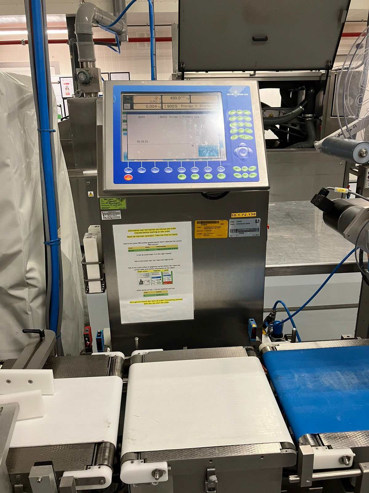 Used Mettler Toledo Garvens Checkweigher - Labeling machine