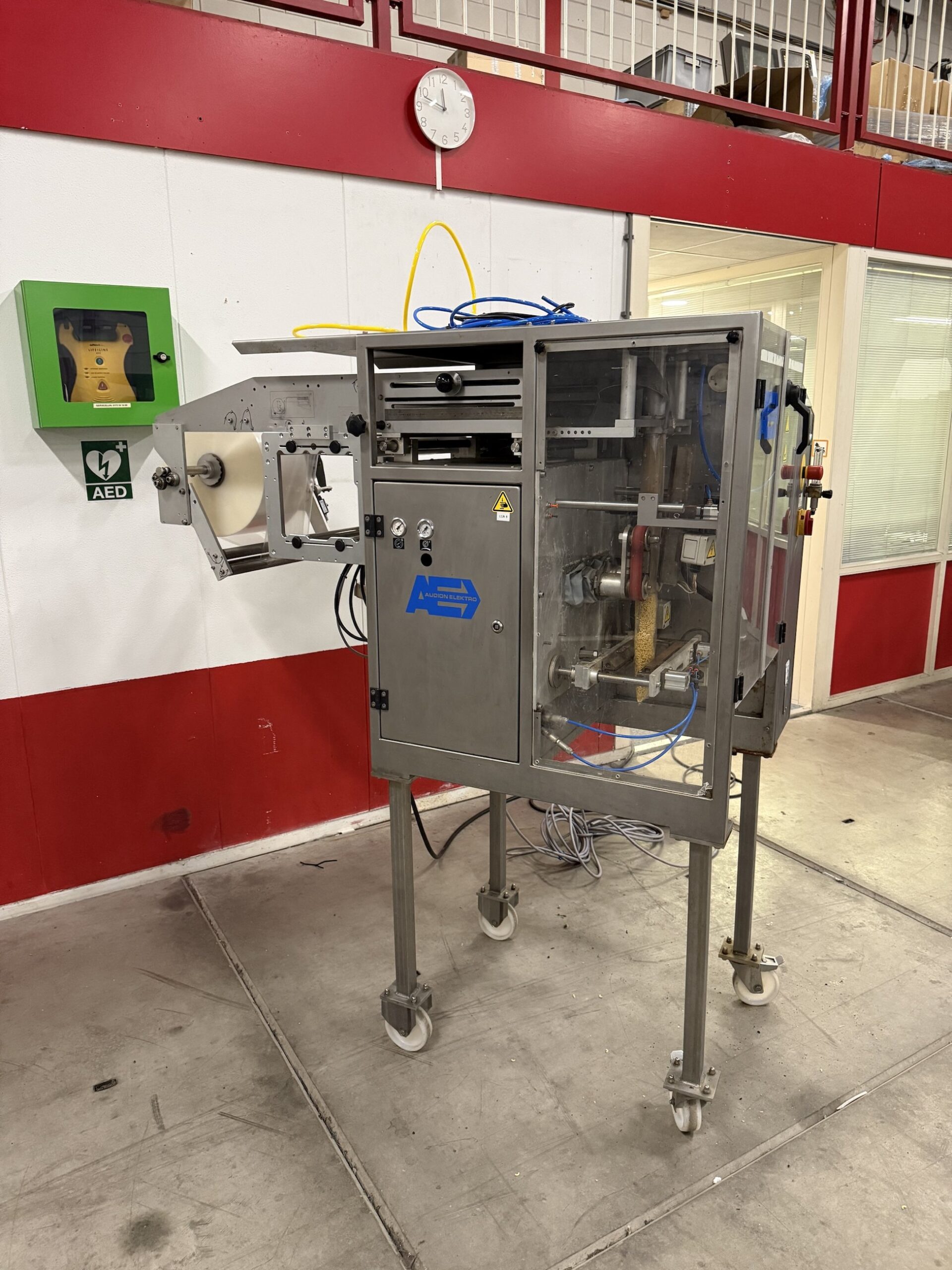 Used Audion vertical form fill seal machine (VFFS) for pillow bags