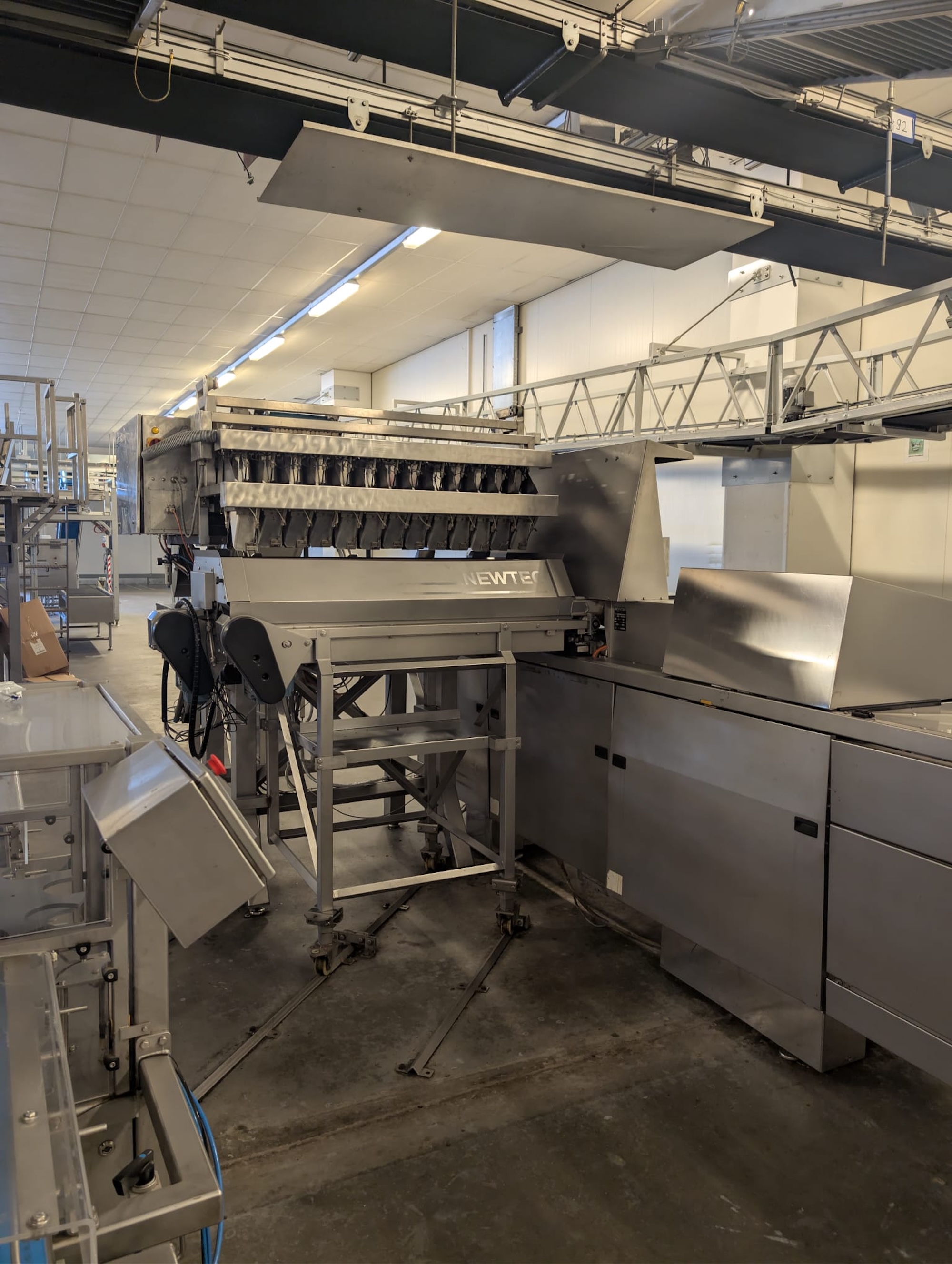 Used Newtec H3013MD Lineair weighing line