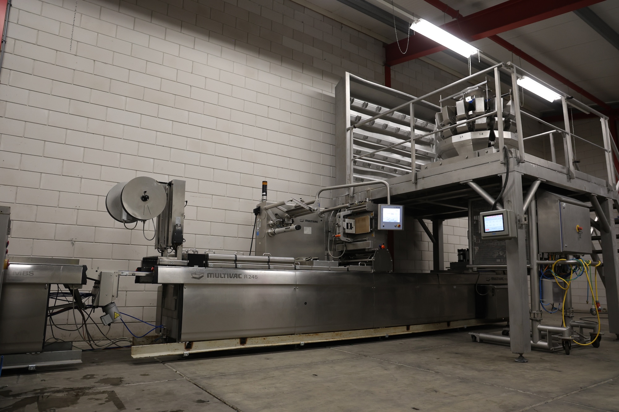 Used 2013 Multivac - Yamato Full automatic weighing and packing line