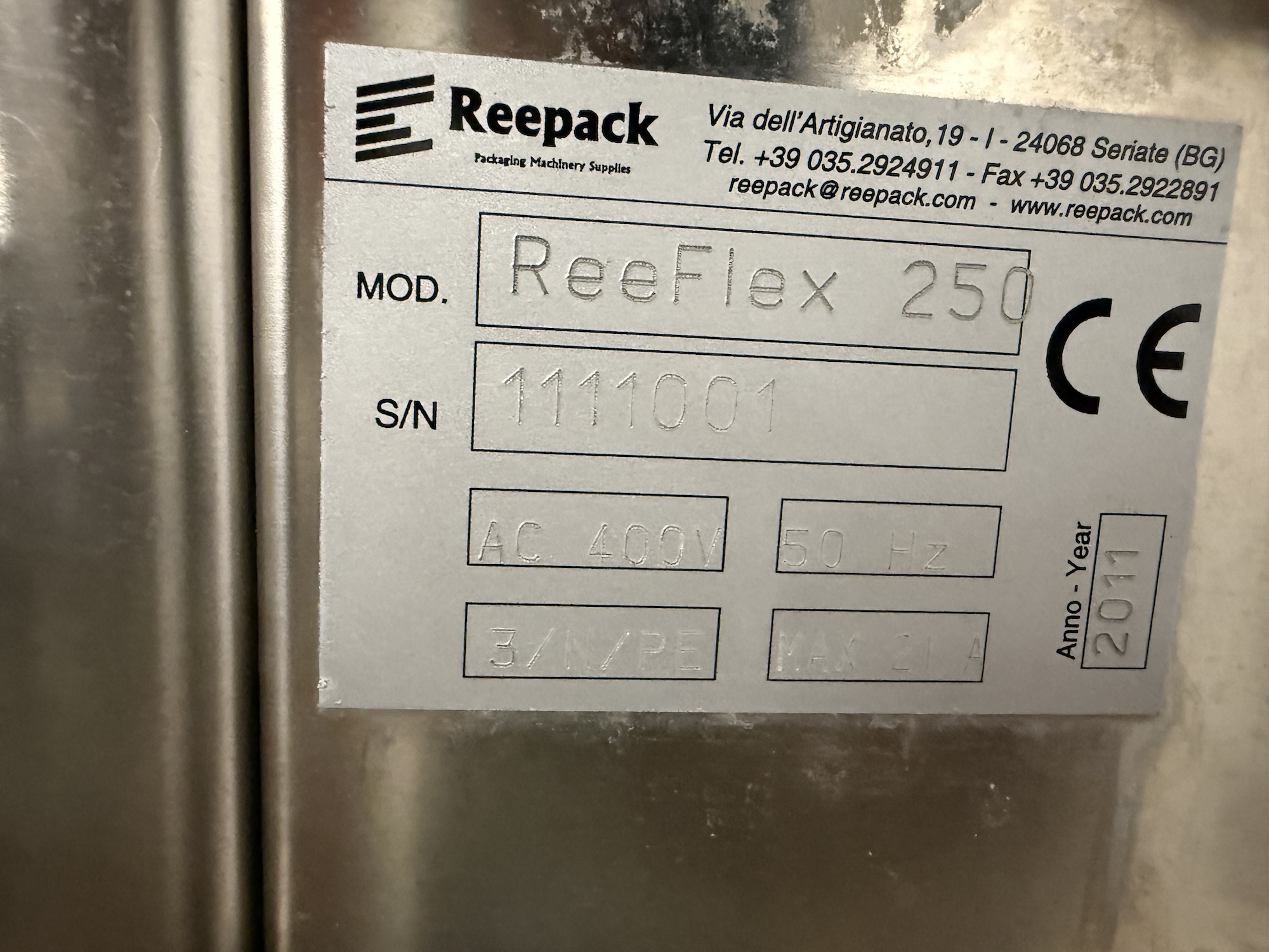 Used 2011 Reepack ReeFlex 250 MAP Traysealer
