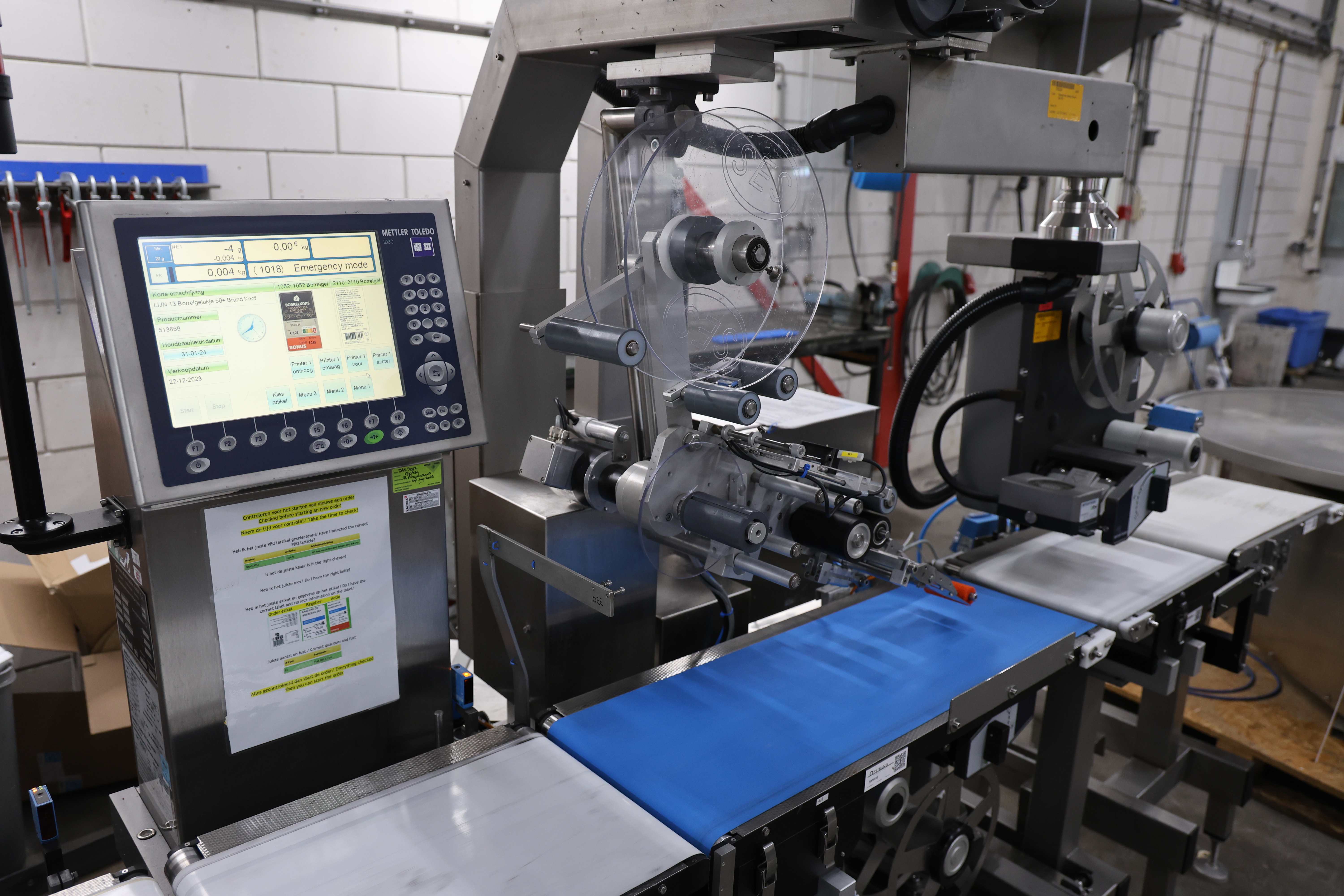 Used Mettler Toledo Weigh price labelling line