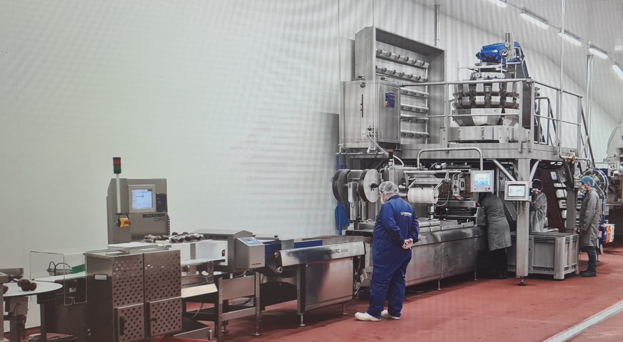 Used Yamato Multivac complete weighing and packing line