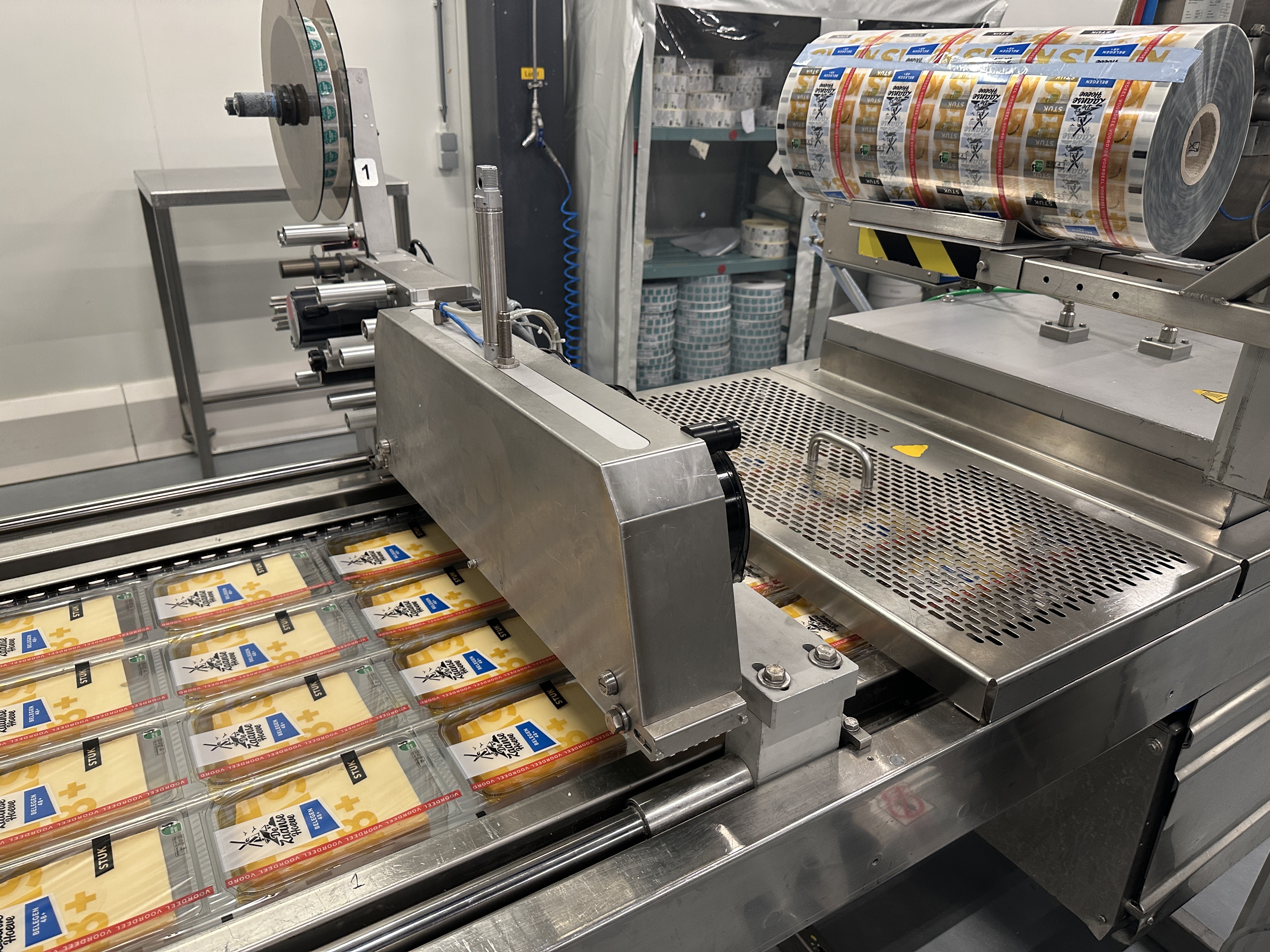 Used Multivac  R530 complete line used in the cheese industry