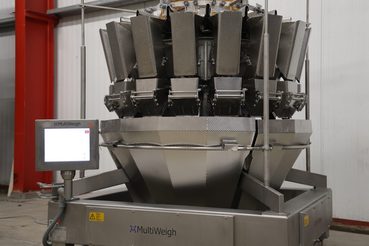 Used 2015 MultiWeigh MW 16 (3-MIX) multihead weigher with memory buckets