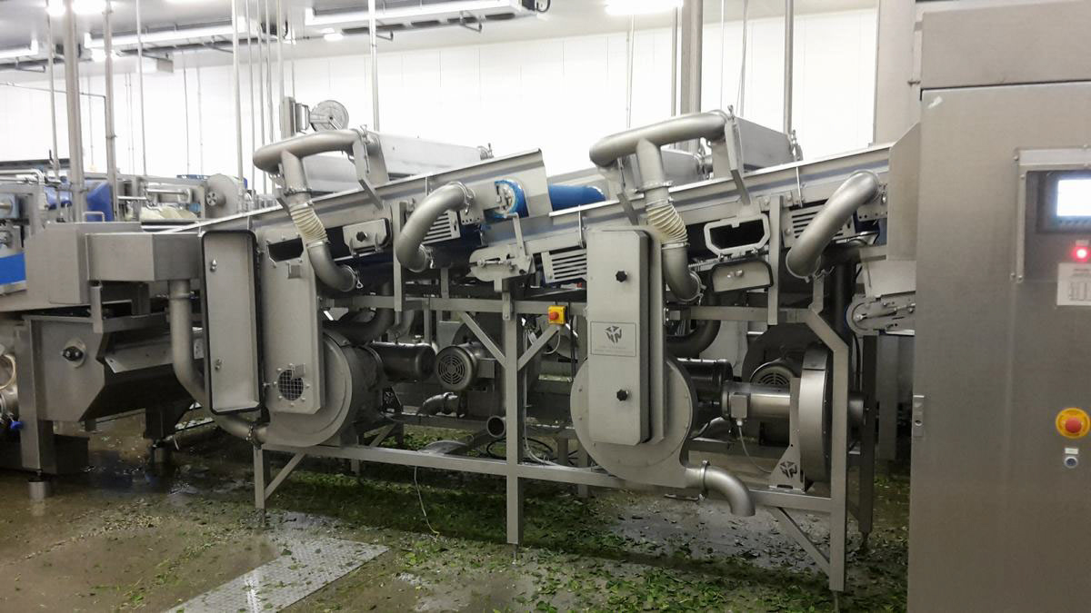 Used 2017 FTNON Turatti complete high capacity washing and drying line