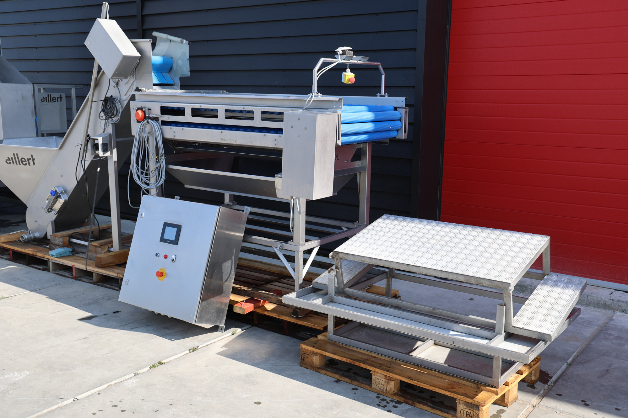 Used 2018 Eillert APM800 and B25 Full potato peeling and cutting line