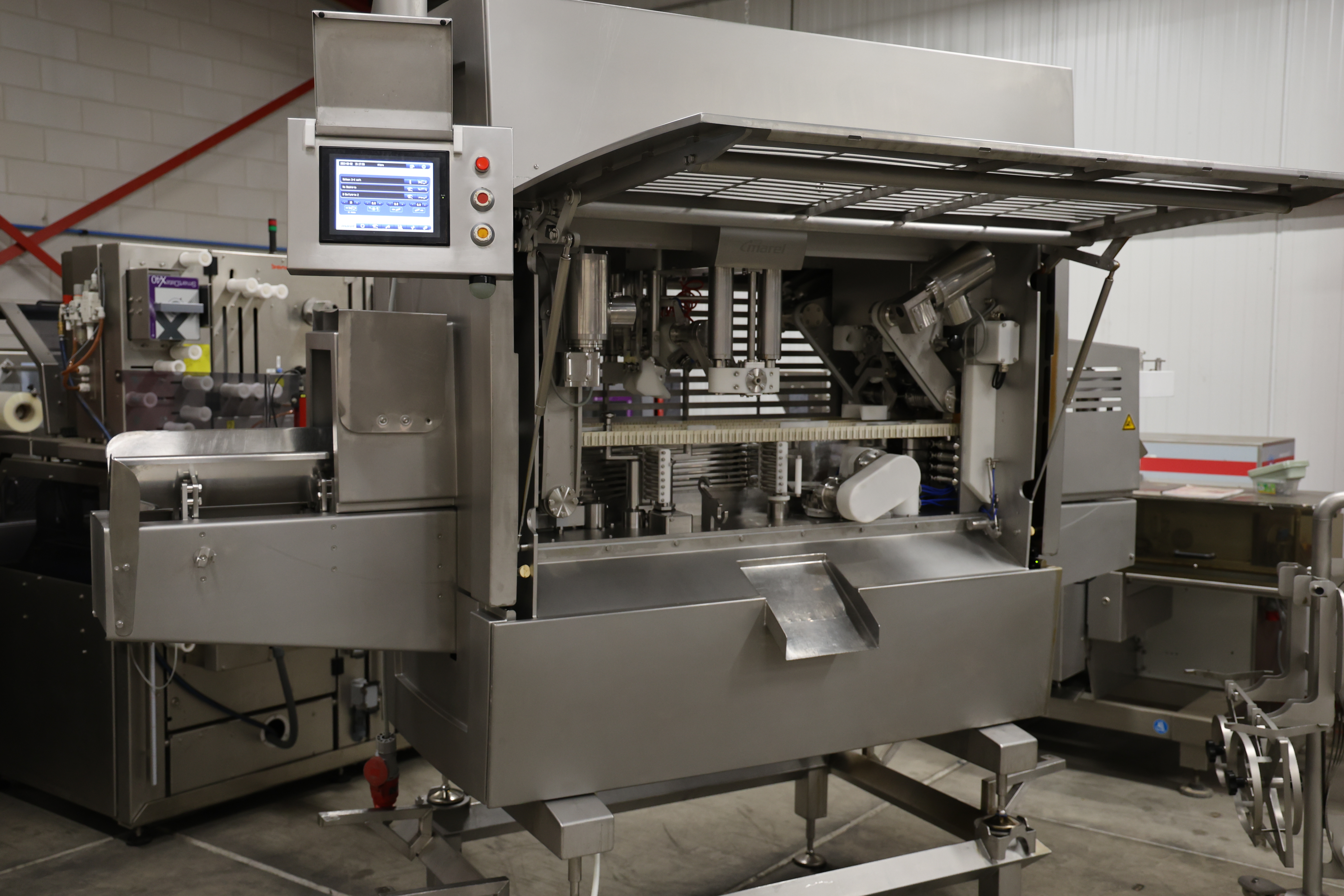 Used 2016 Marel 2730 filleting line with back-bone and belly trim