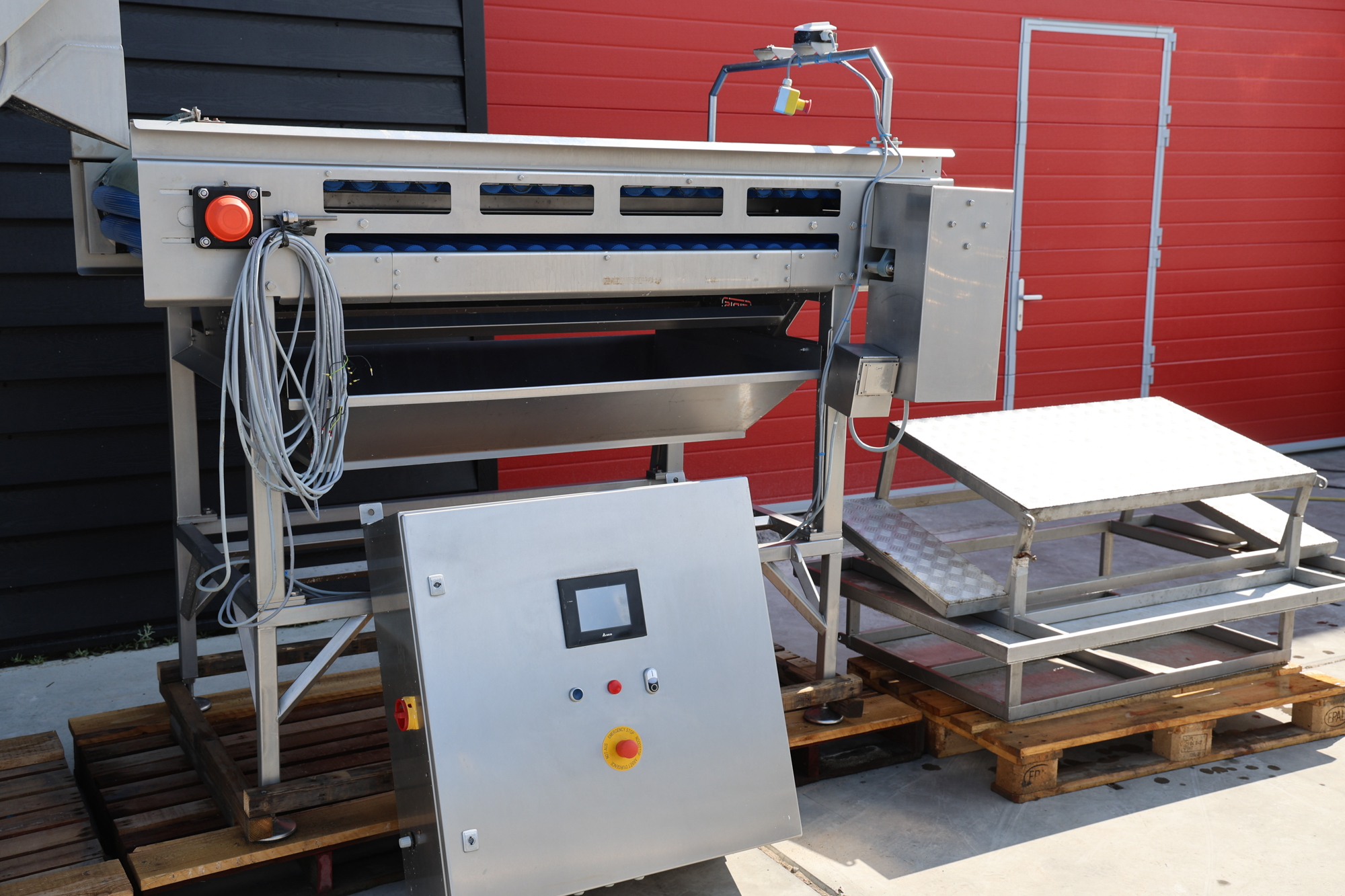 Used 2018 Eillert APM800 and B25 Full potato peeling and cutting line