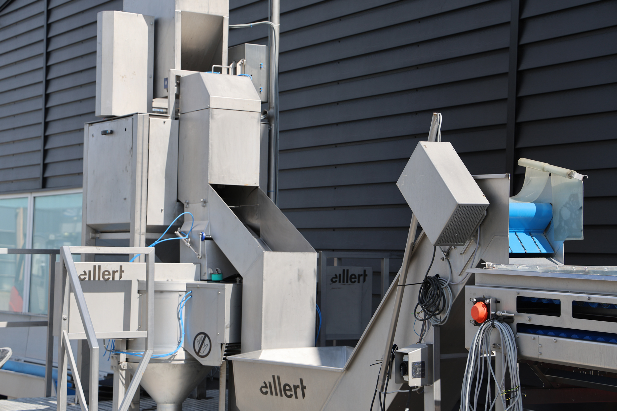 Used 2018 Eillert APM800 and B25 Full potato peeling and cutting line