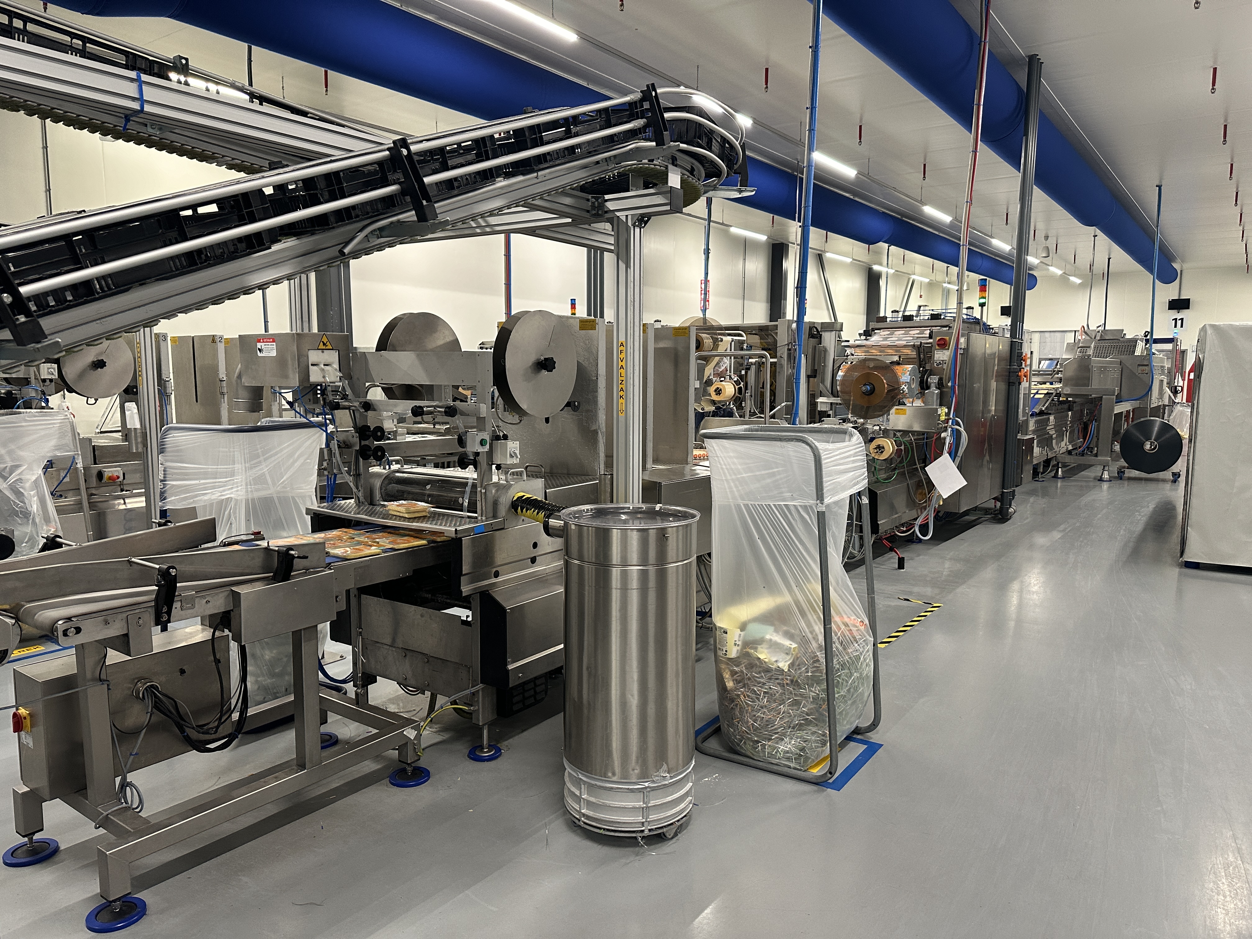 Used Multivac R530 complete line with Weber