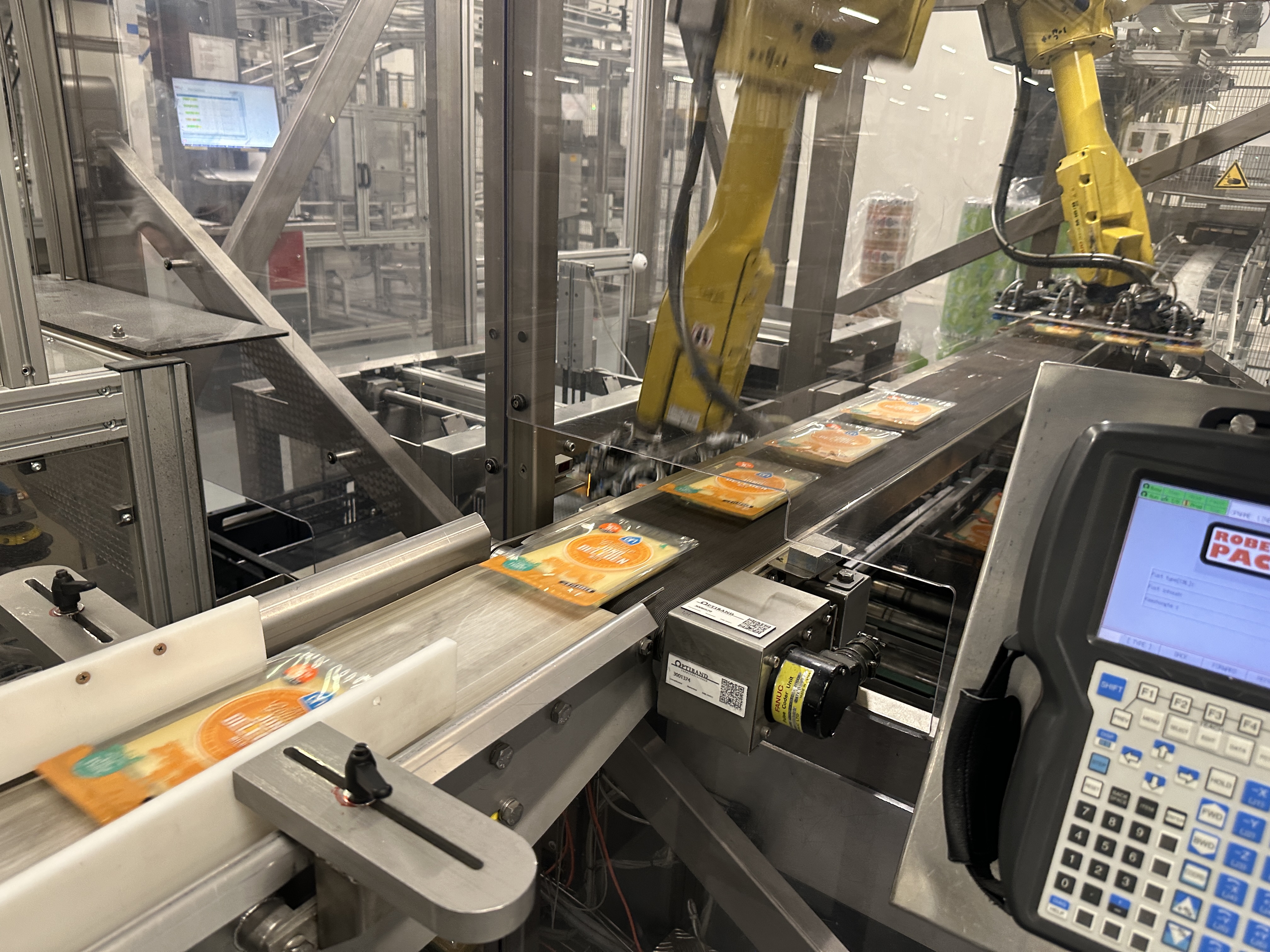 Used Multivac R530 complete line with Weber