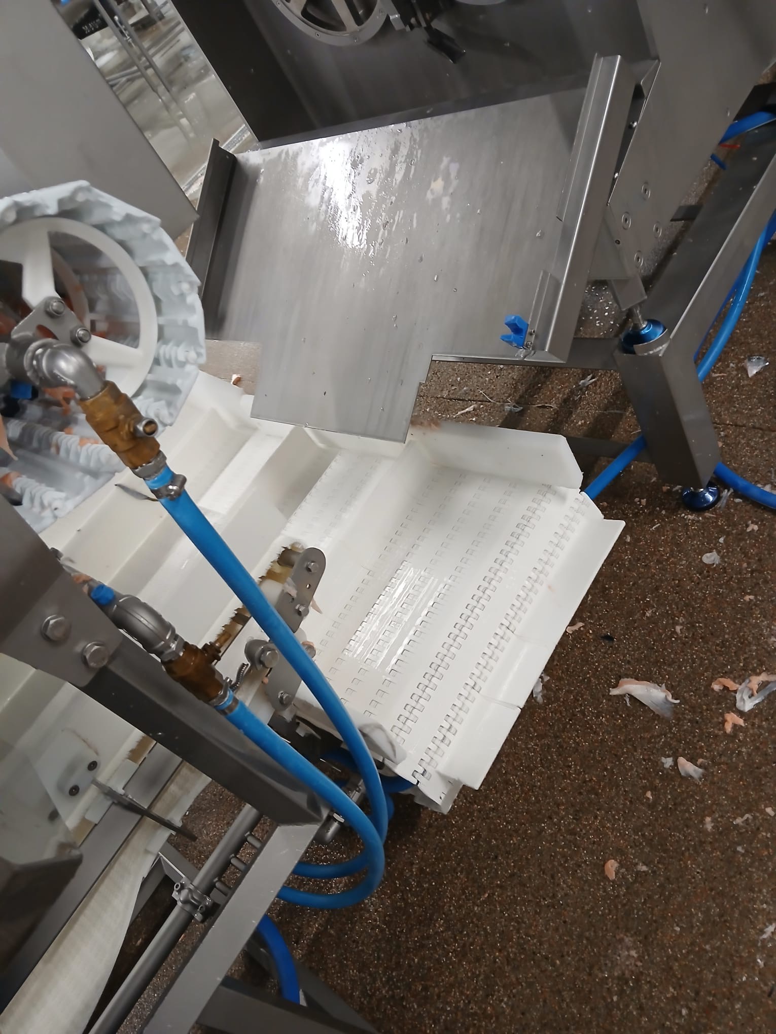 Used 2012 Marel 2630 filleting line with 2620 and knife sharpener