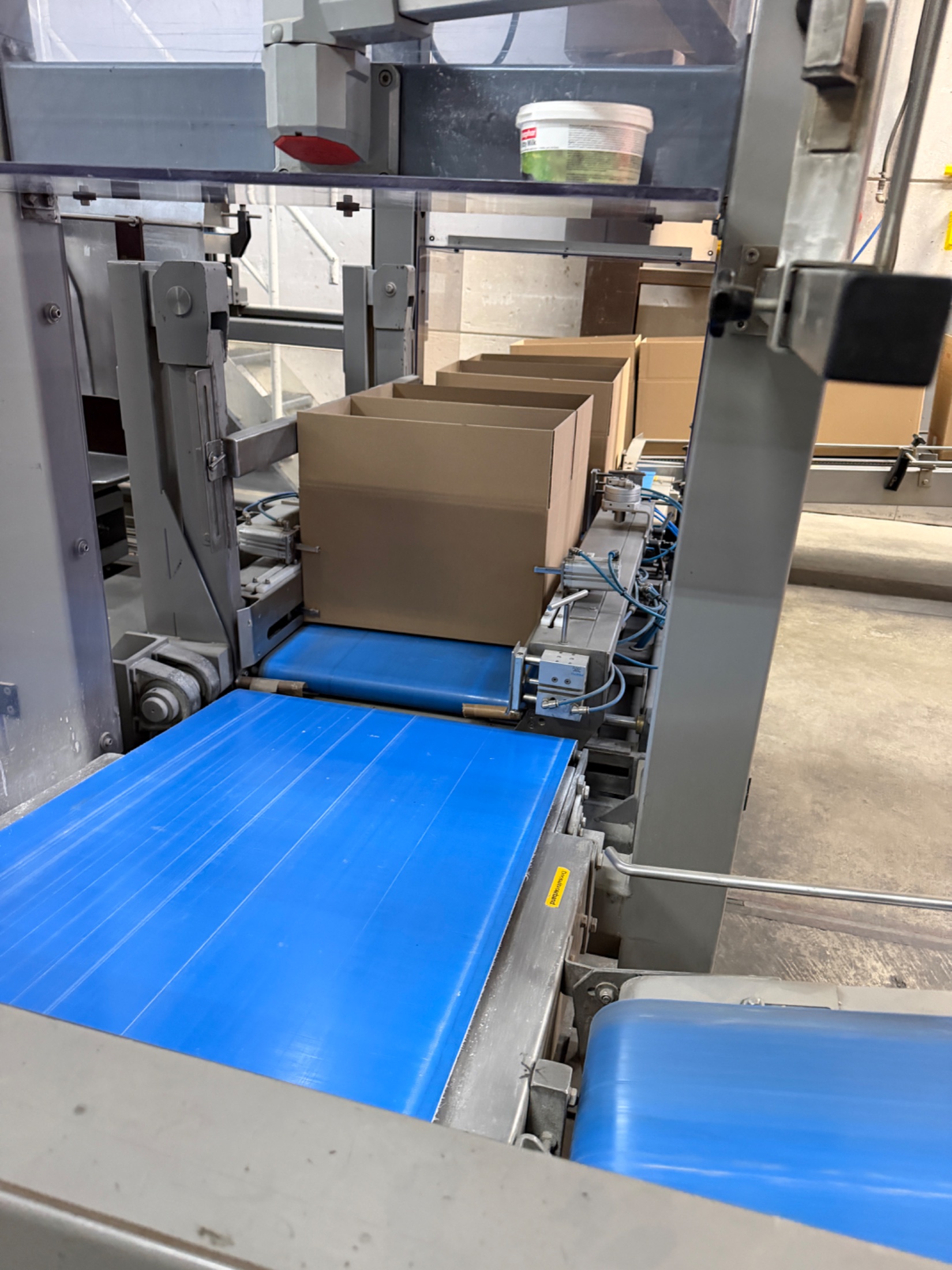 Used Complete weighing, packaging and case packing line with Yamato and GEA SmartPacker SX400