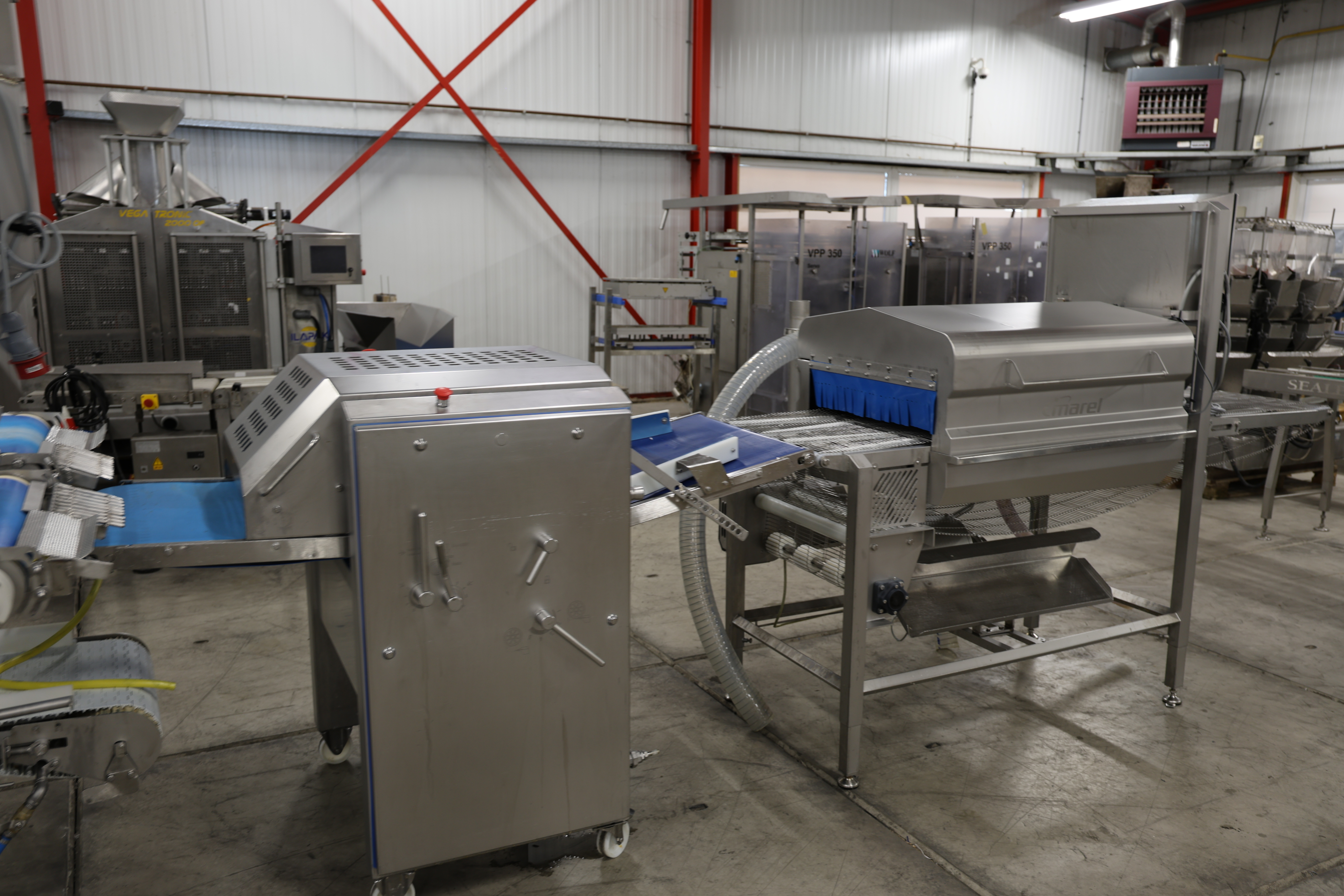 Used 2016 Marel 2730 filleting line with back-bone and belly trim