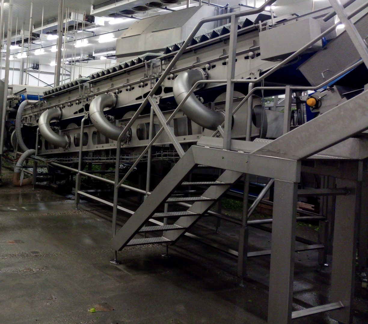 Used 2017 FTNON Turatti complete high capacity washing and drying line