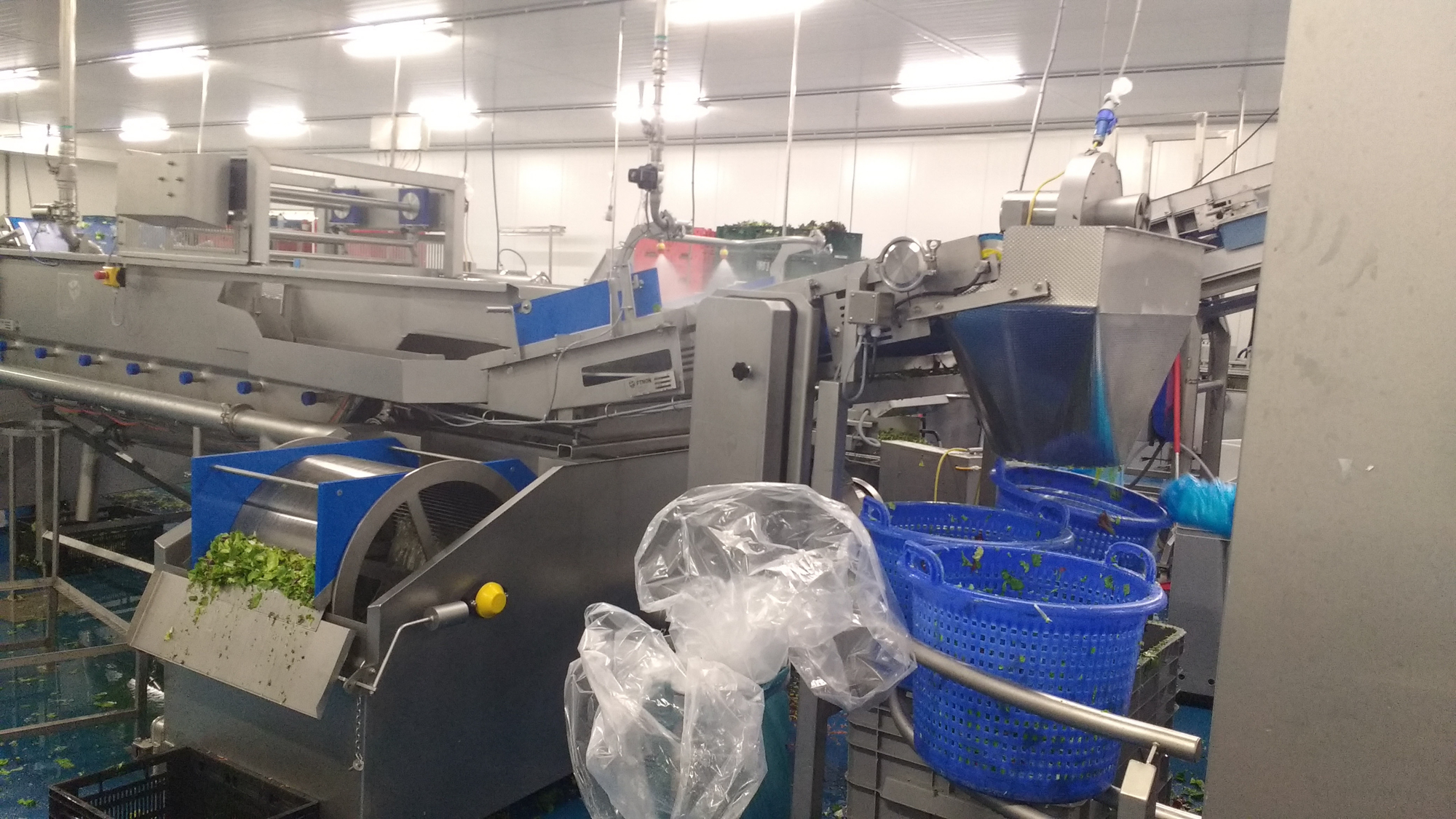 Used 2017 FTNON Turatti complete high capacity washing and drying line