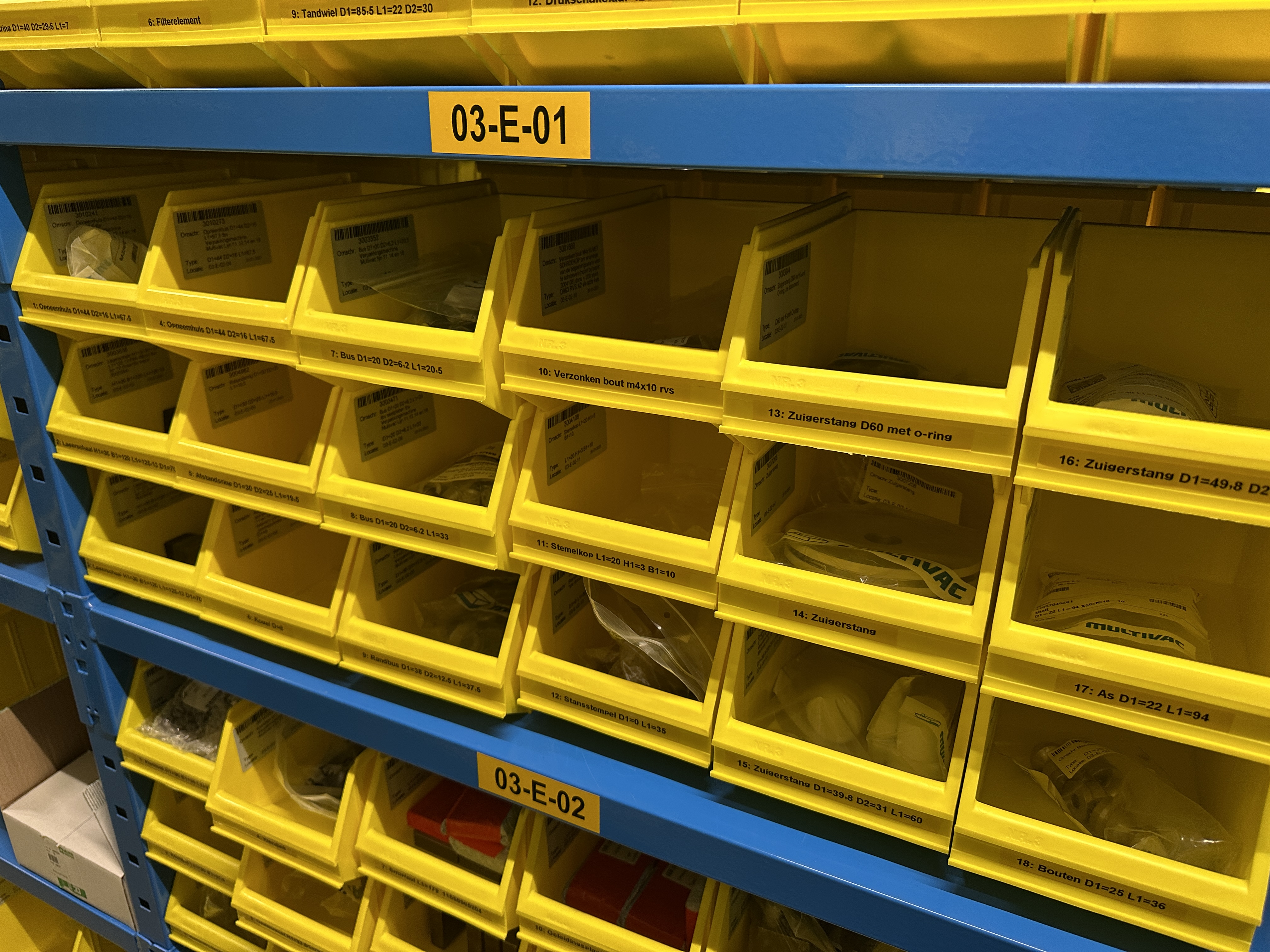 Used Multivac Spare parts