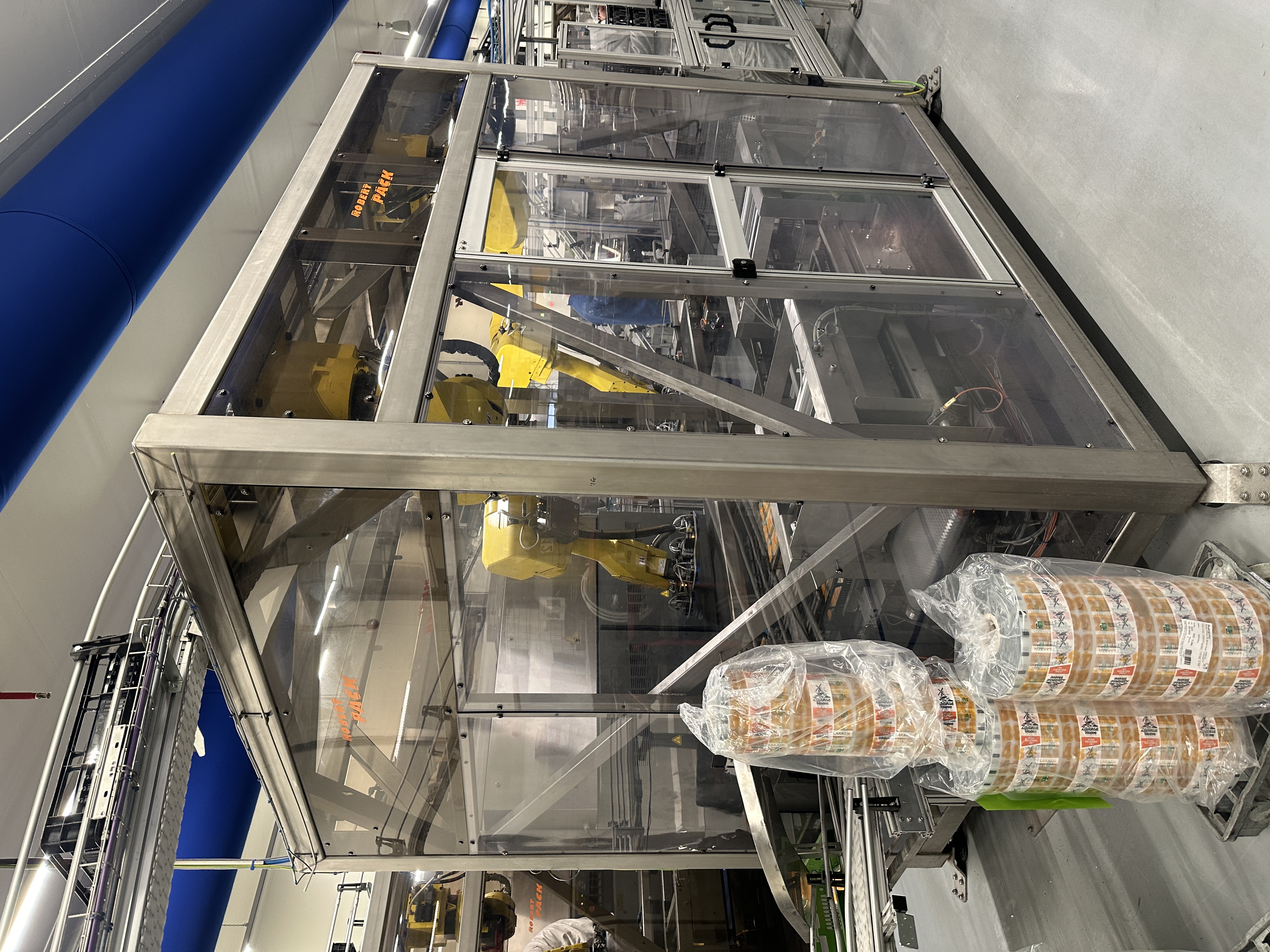 Used Multivac R530 complete line with Weber