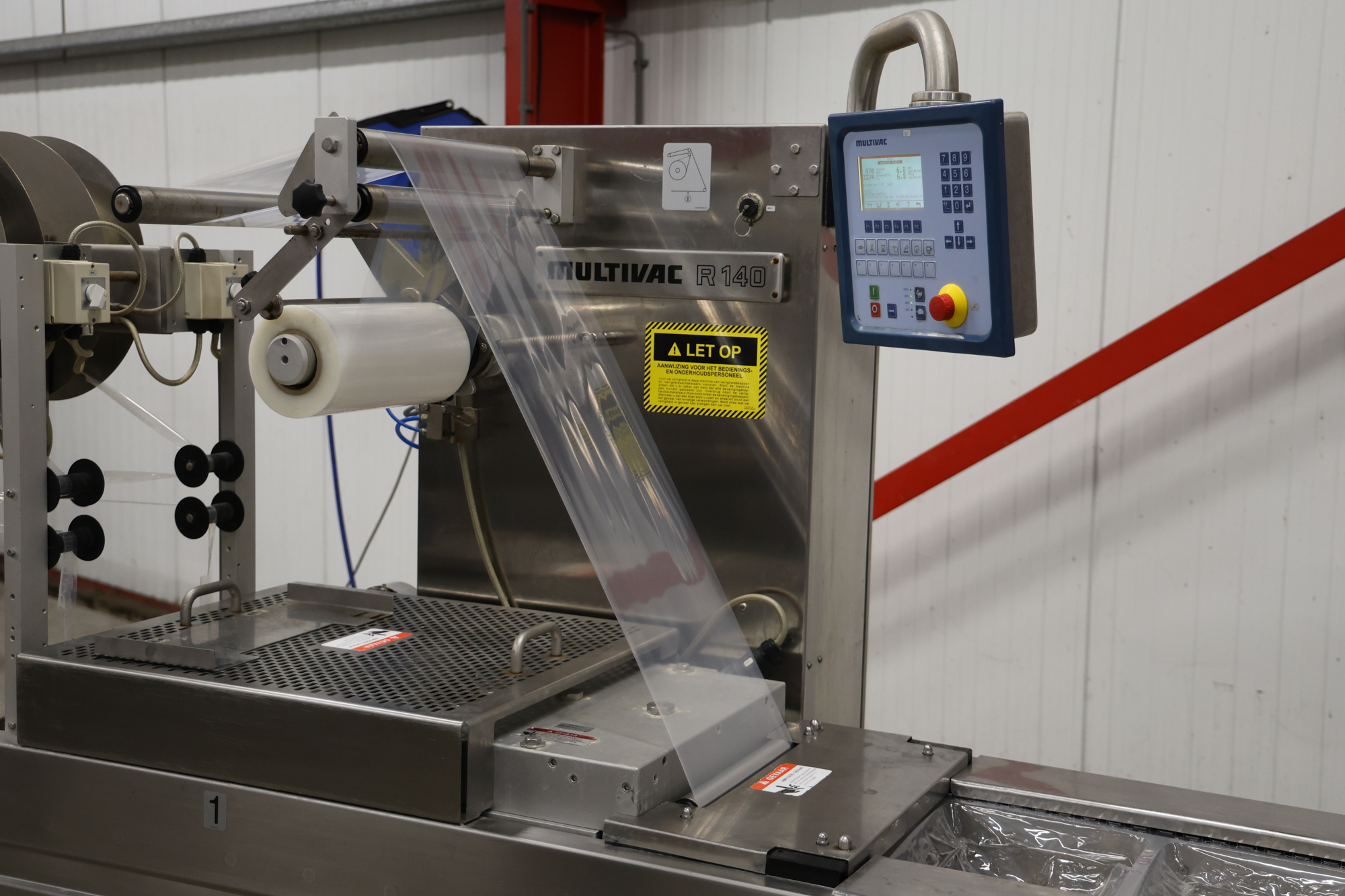 Used 2004 Multivac R140 compact thermoformer