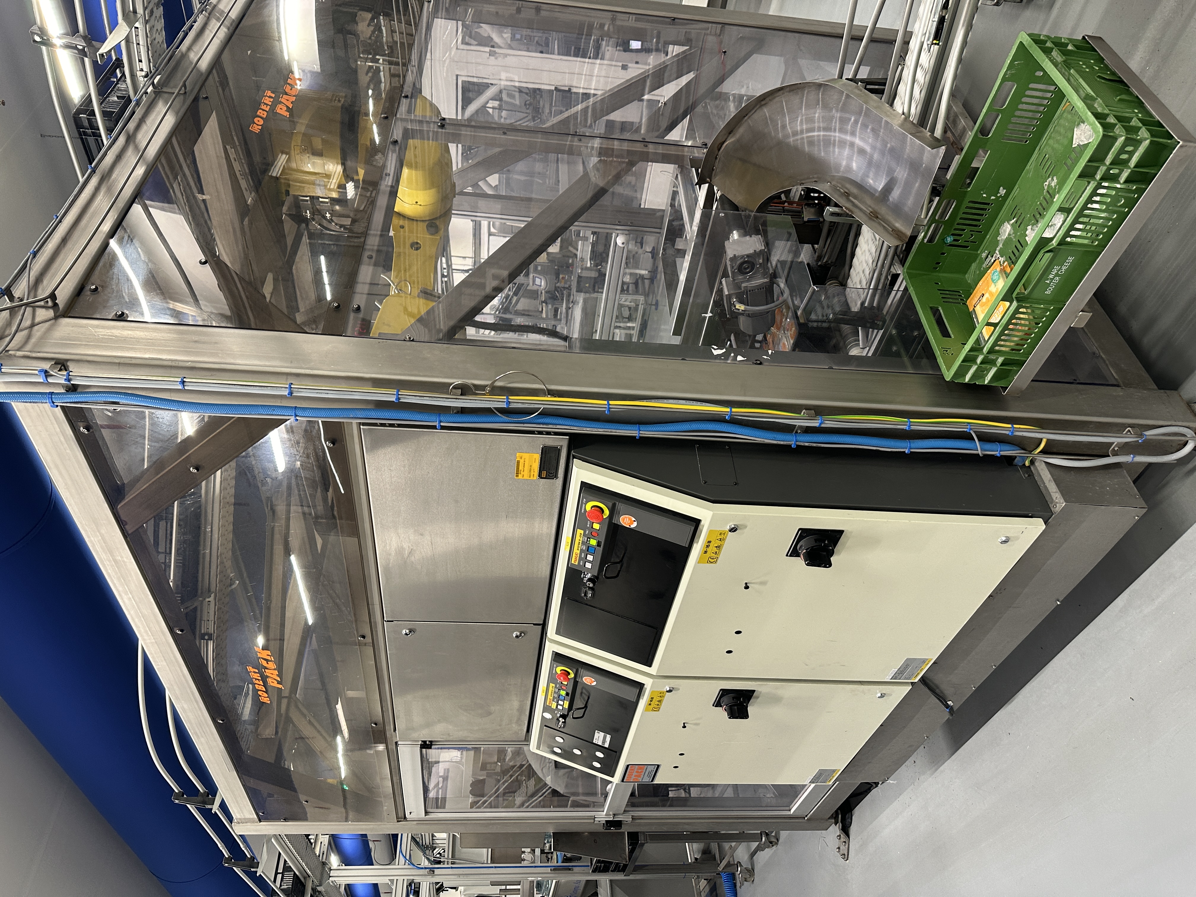 Used Multivac R530 complete line with Weber