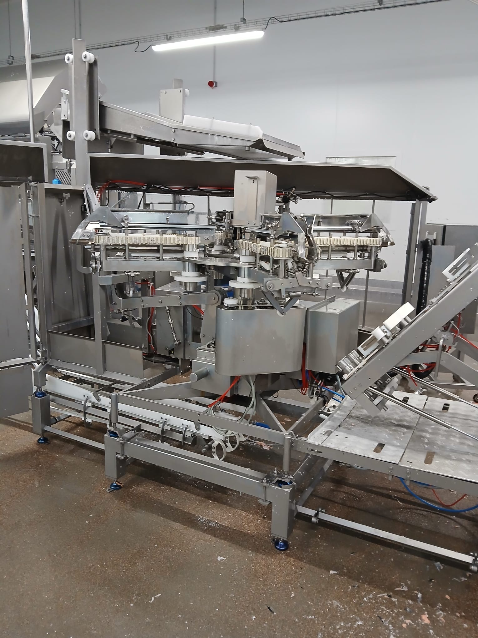 Used 2012 Marel 2630 filleting line with 2620 and knife sharpener