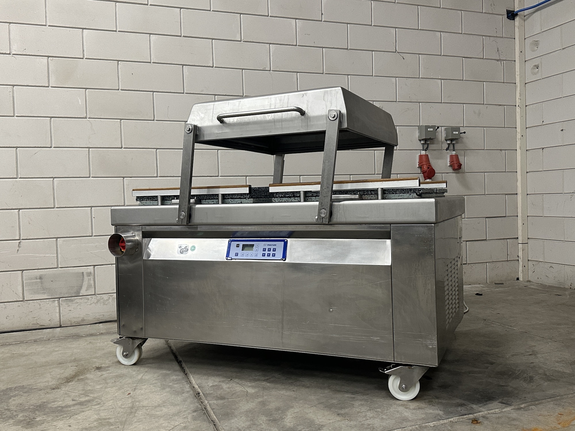 Used Multivac C500 double chamber vacuum packer