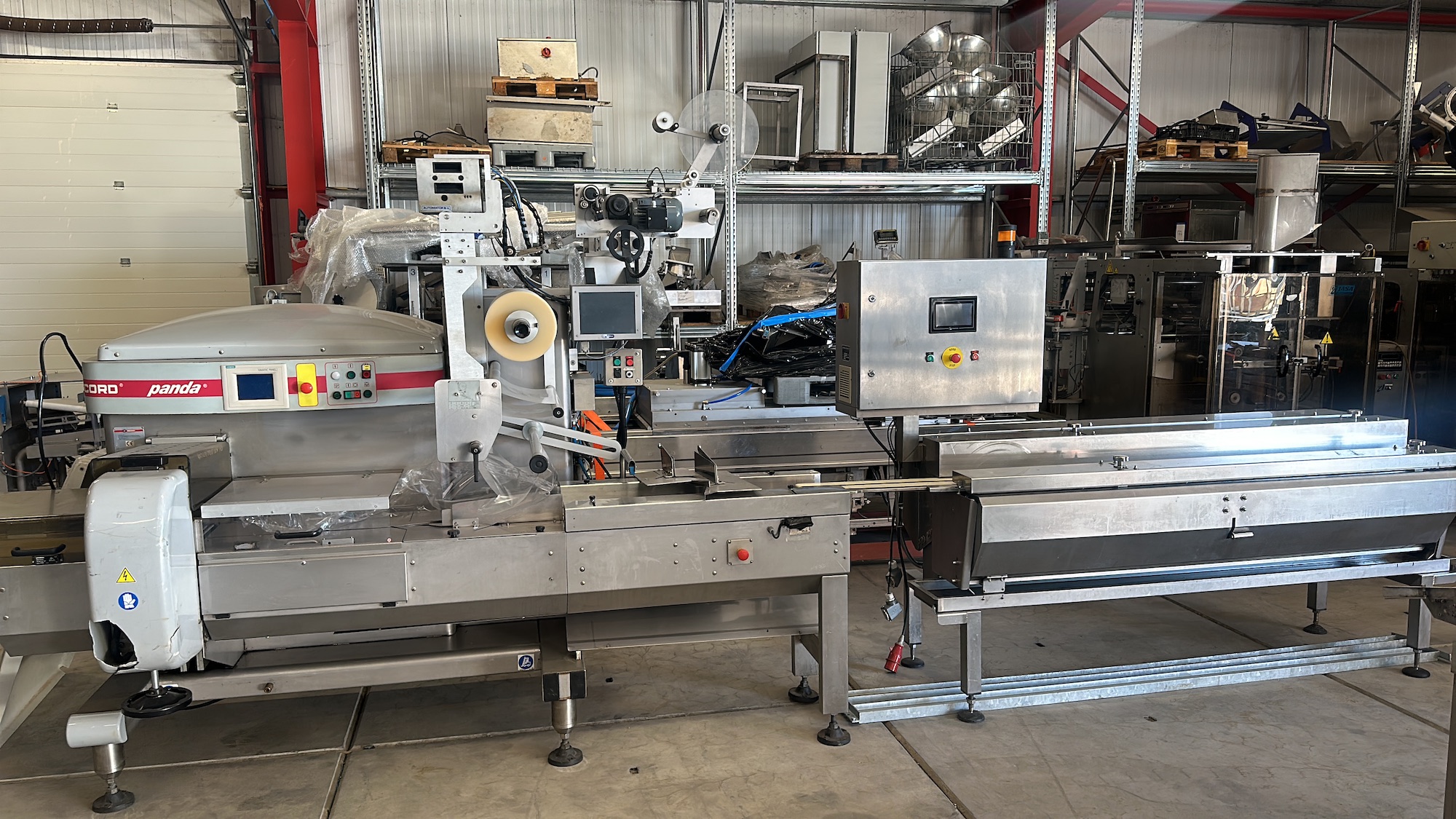 Used 2006 Record PANDA MD-ST with automotion automatic infeed