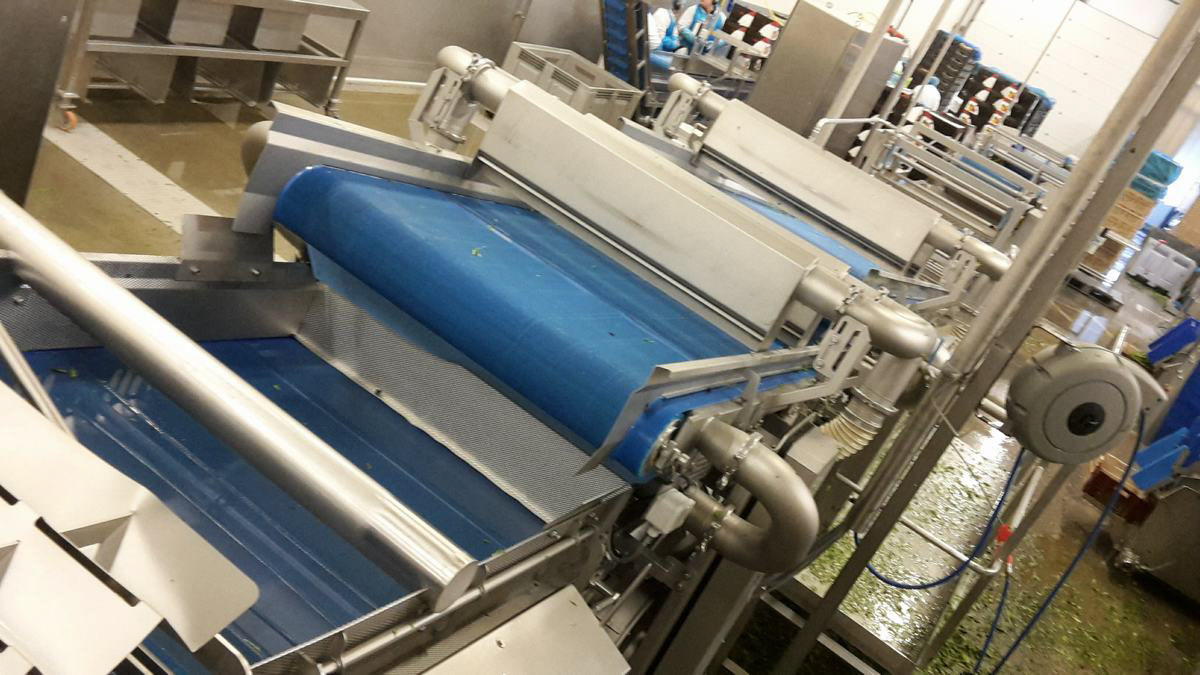 Used 2017 FTNON Turatti complete high capacity washing and drying line