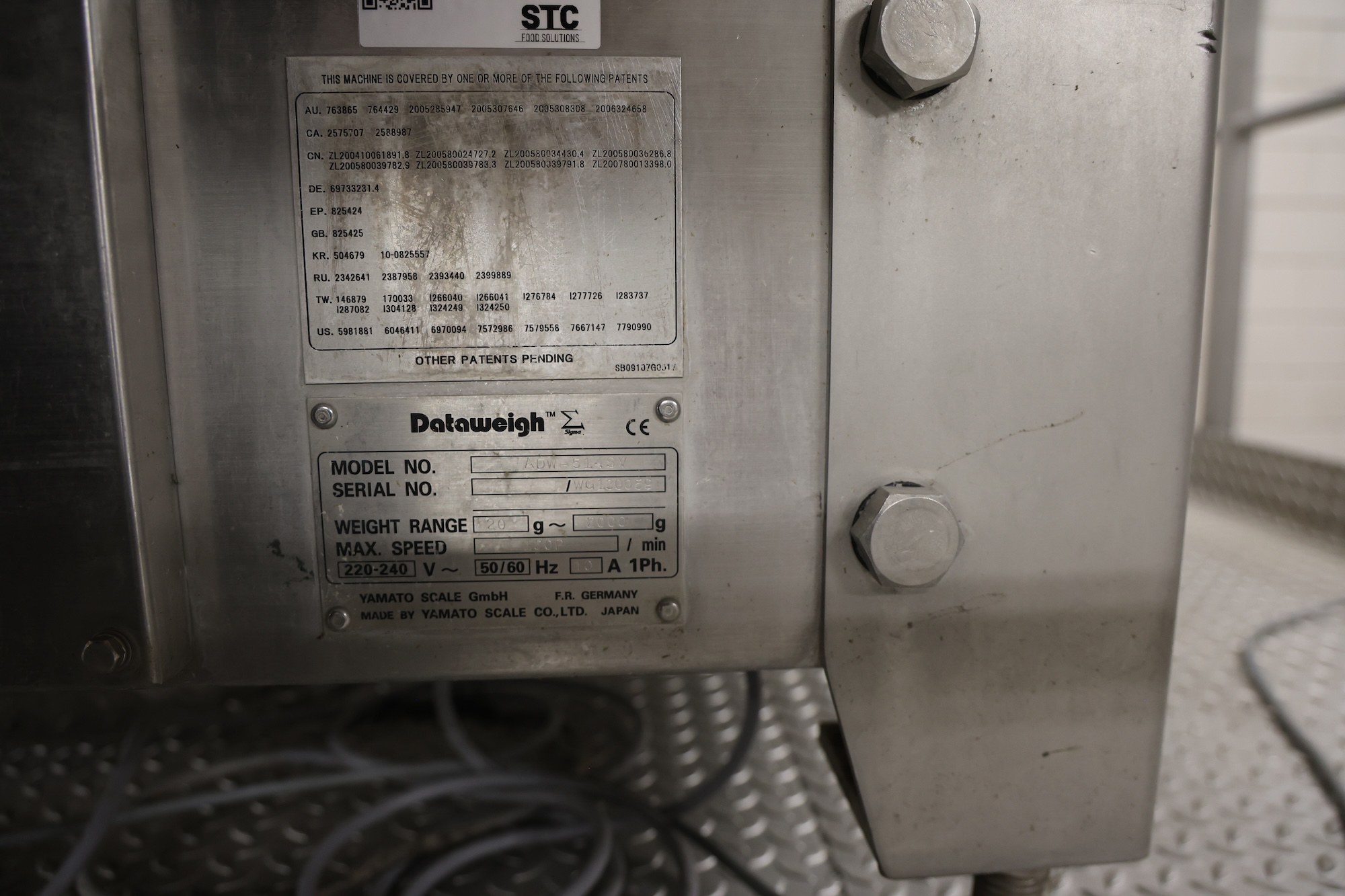 Used 2013 Multivac - Yamato Full automatic weighing and packing line