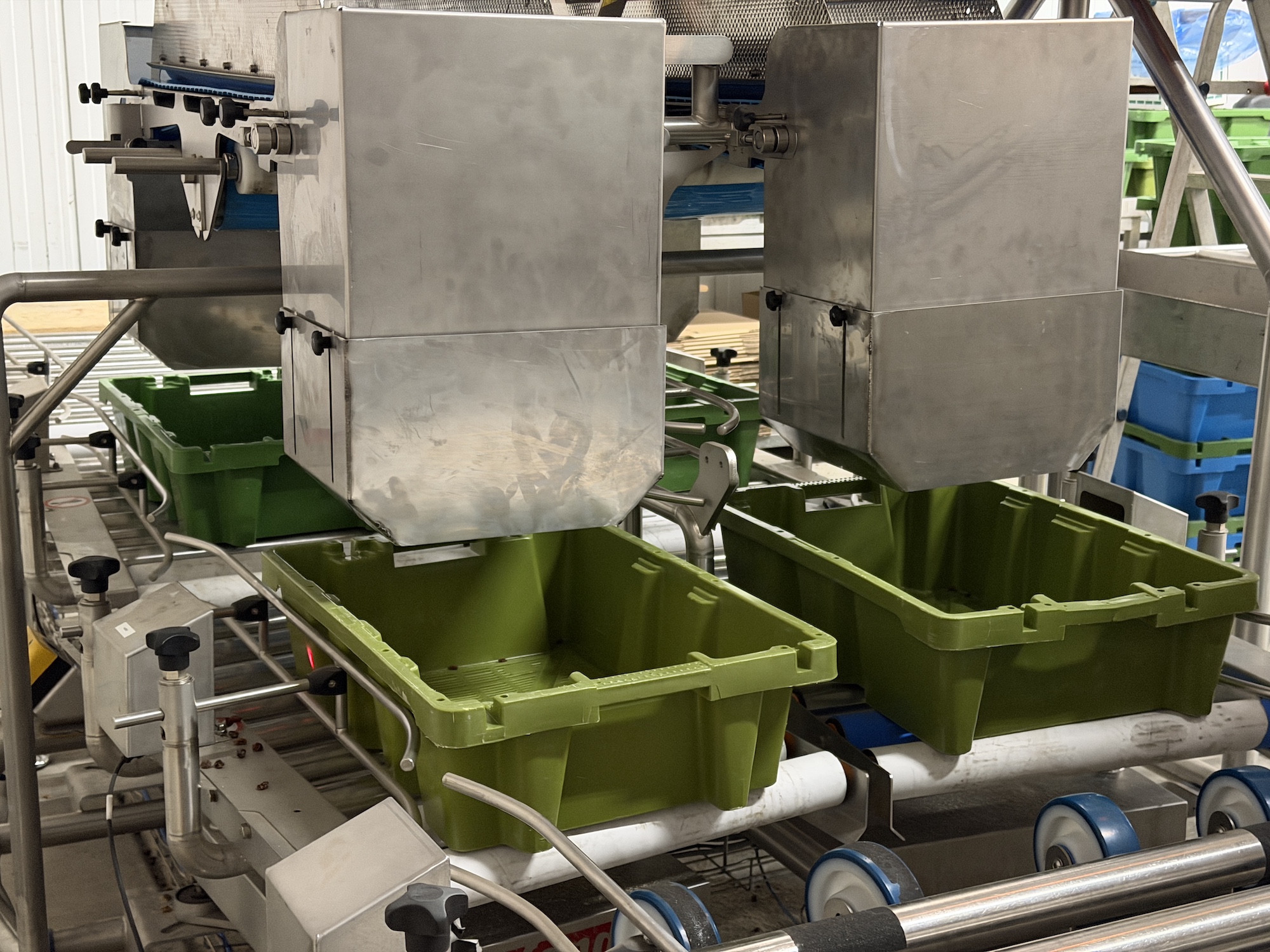 Used 2021 Lumacon automatic crate filling line