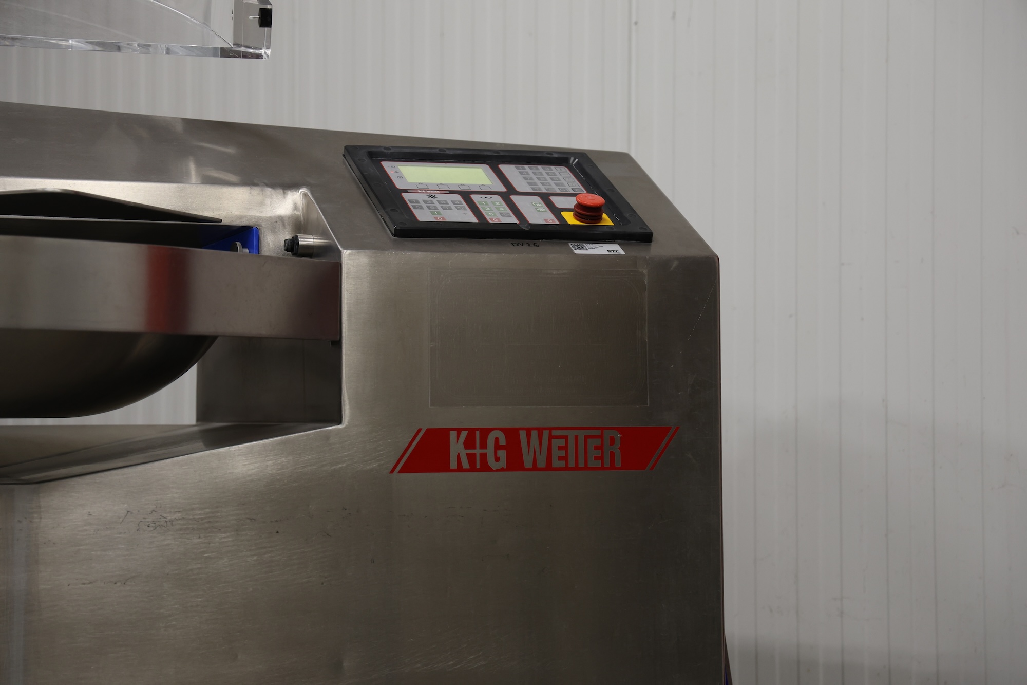 Used KG Wetter 120 bowl cutter with discharge